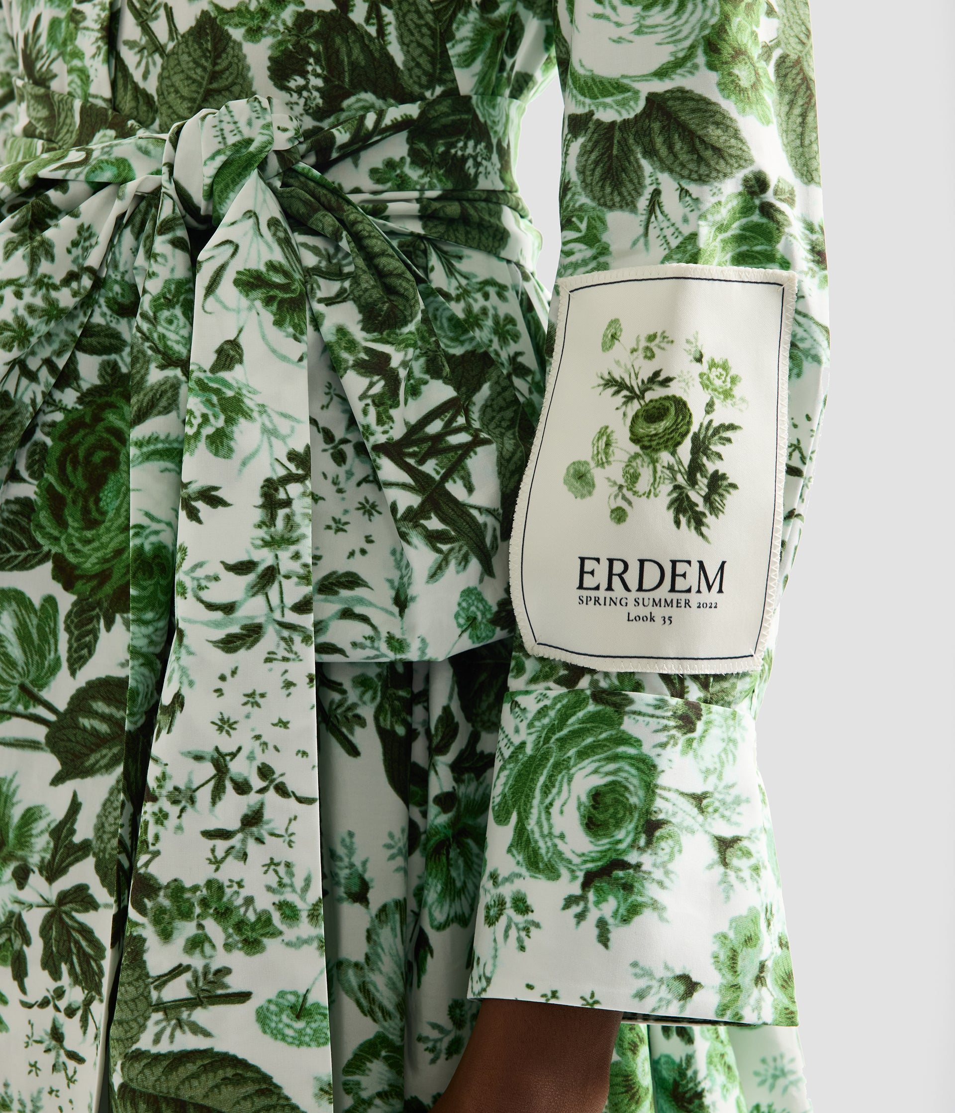 green erdem dress ERDEM