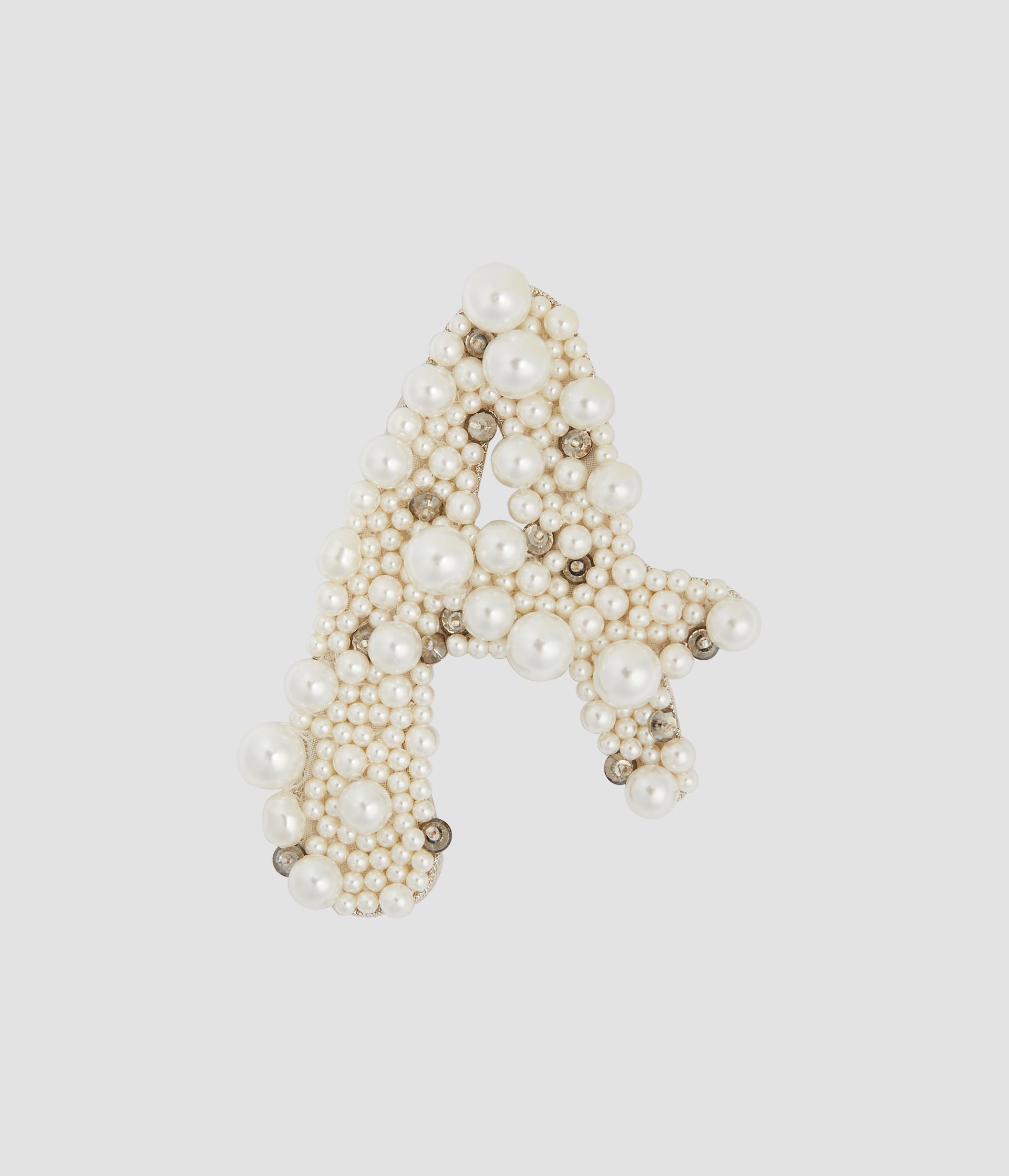 Pearl Alphabet Brooch