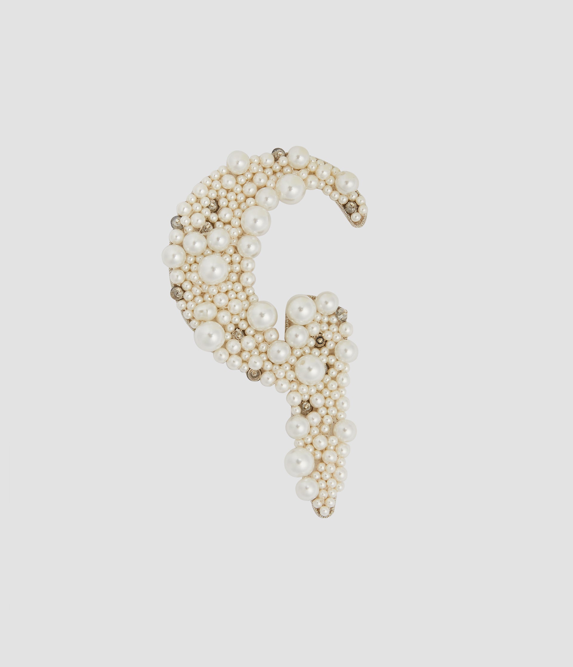 Pearl Alphabet Brooch G