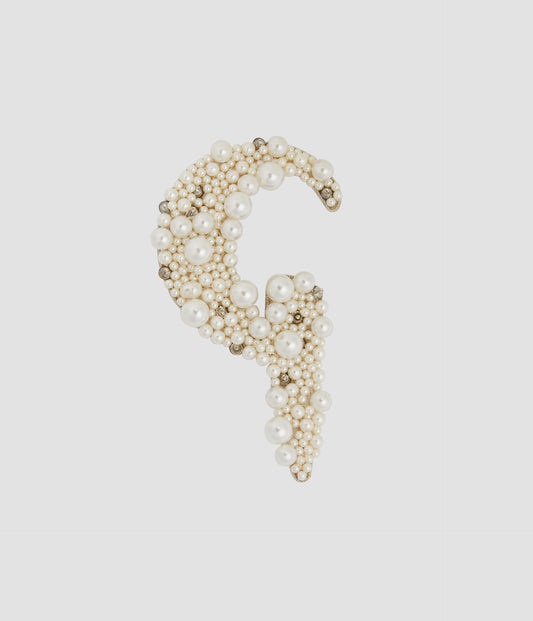 Pearl Alphabet Brooch G