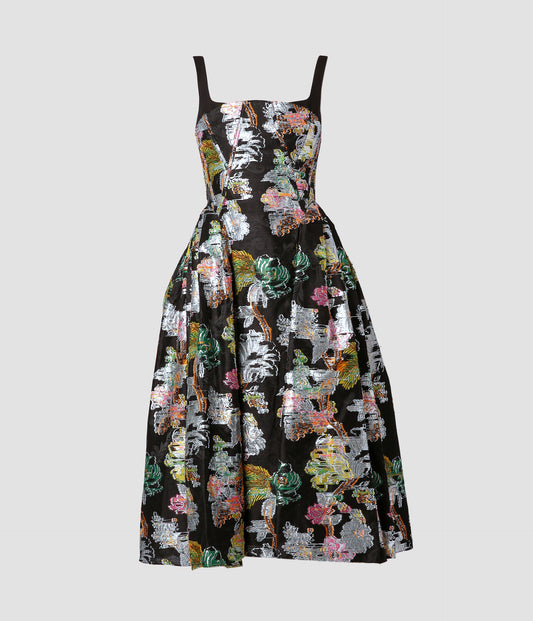 Corseted Volume Dress