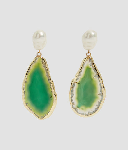 Stone Drop Earring