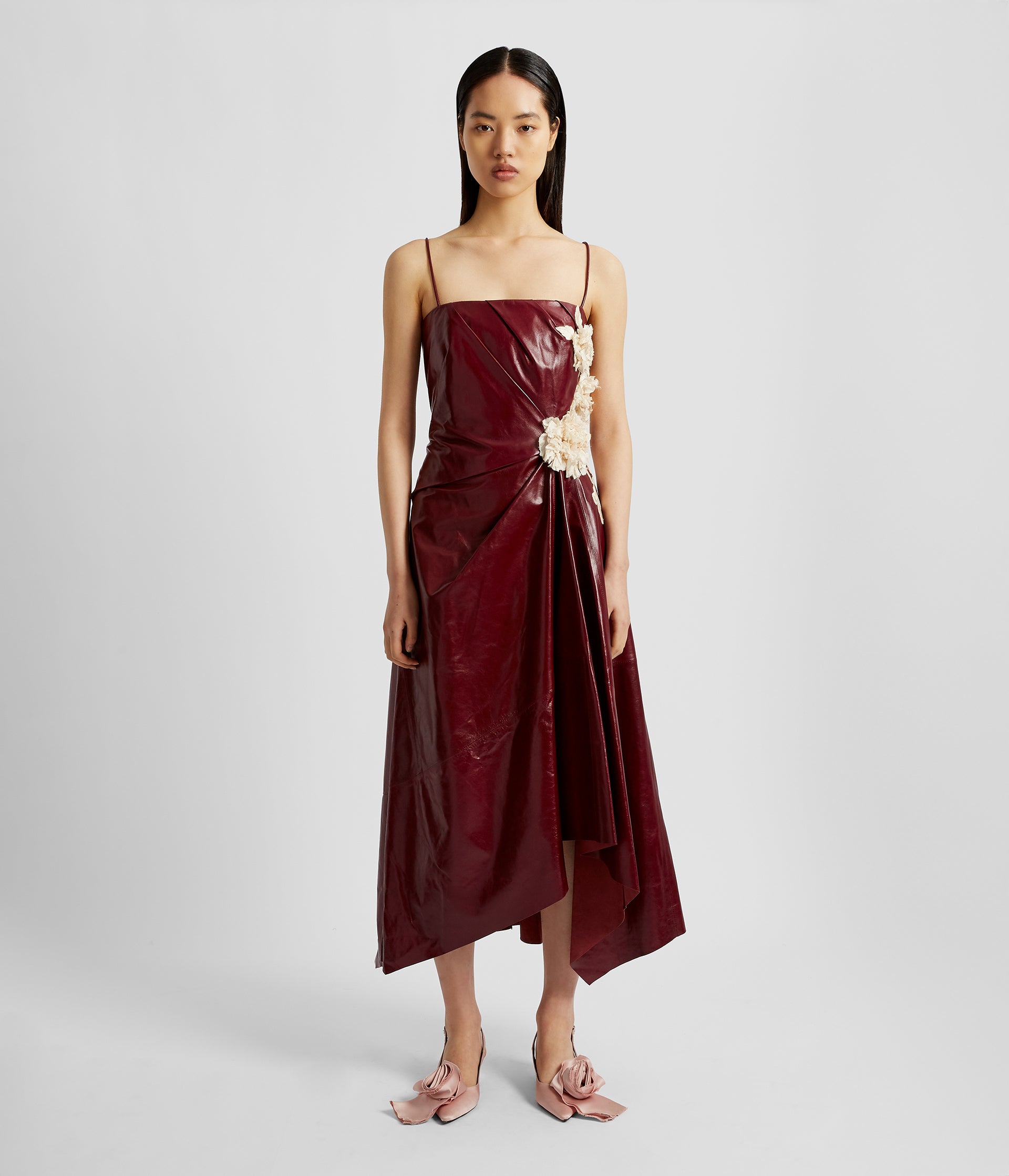 Asymmetric Draped Dress