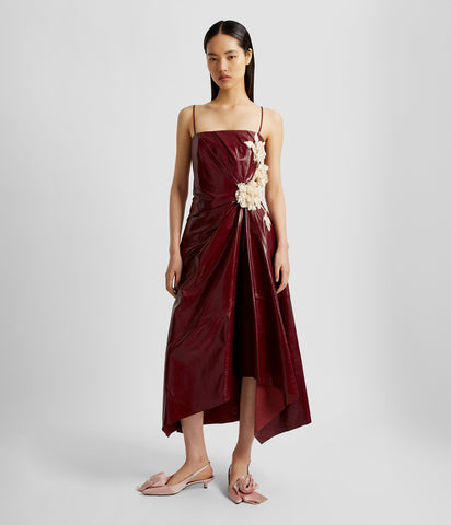 Asymmetric Draped Dress