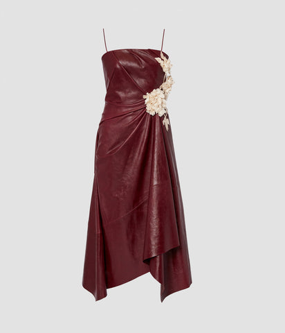 Asymmetric Draped Dress