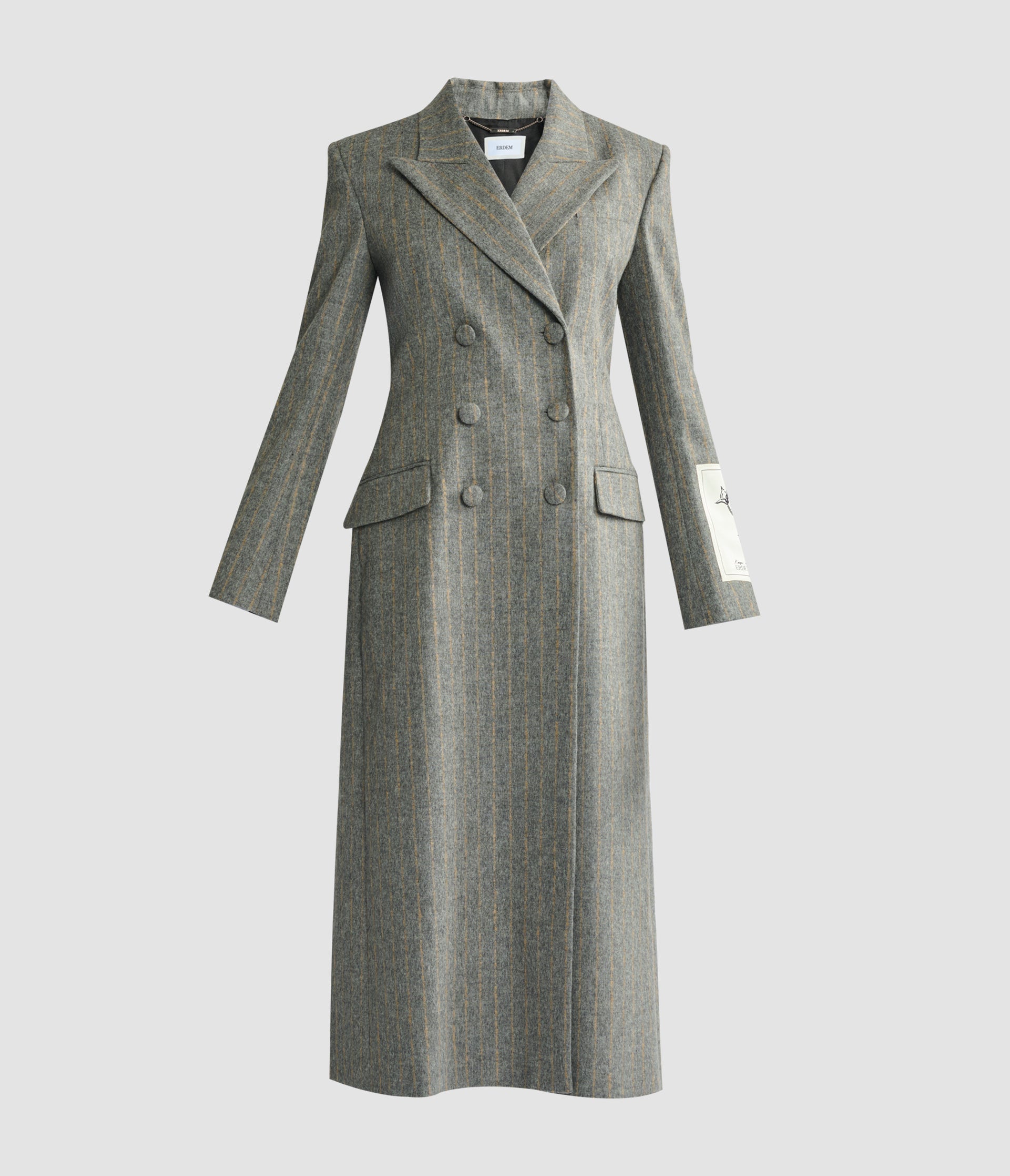 Pinstripe Tailored Coat