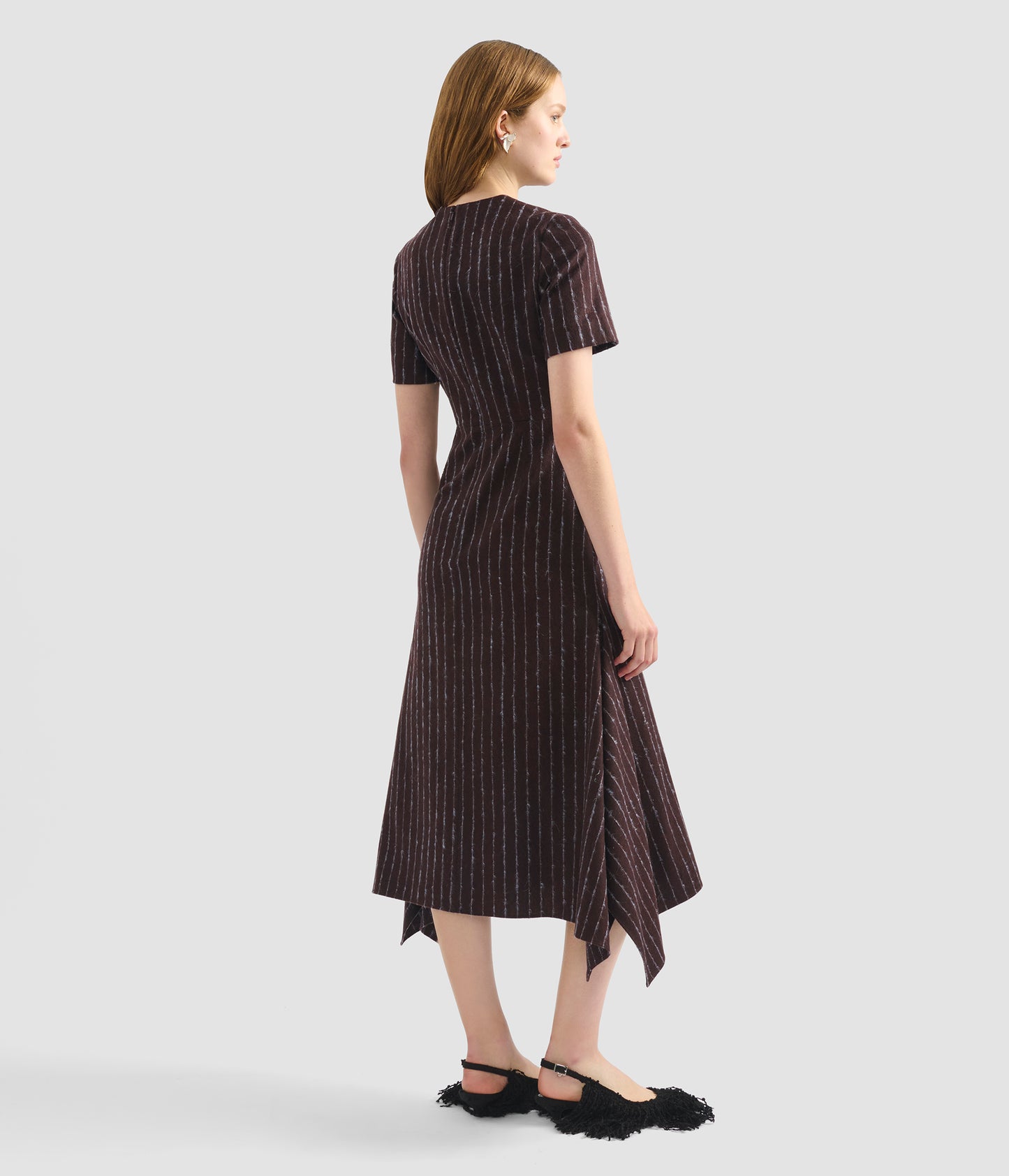 Short Sleeve Midi Dress