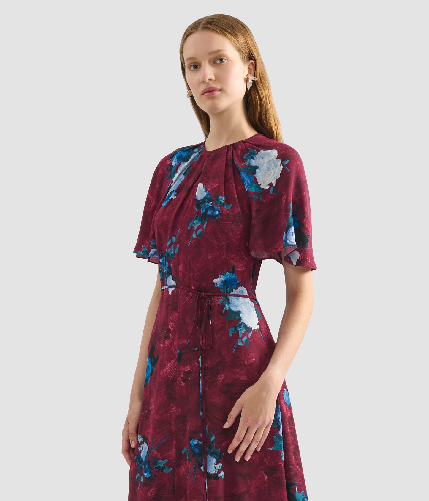 Short Sleeve Midi Dress