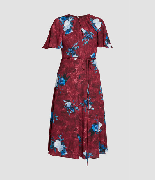 Short Sleeve Midi Dress