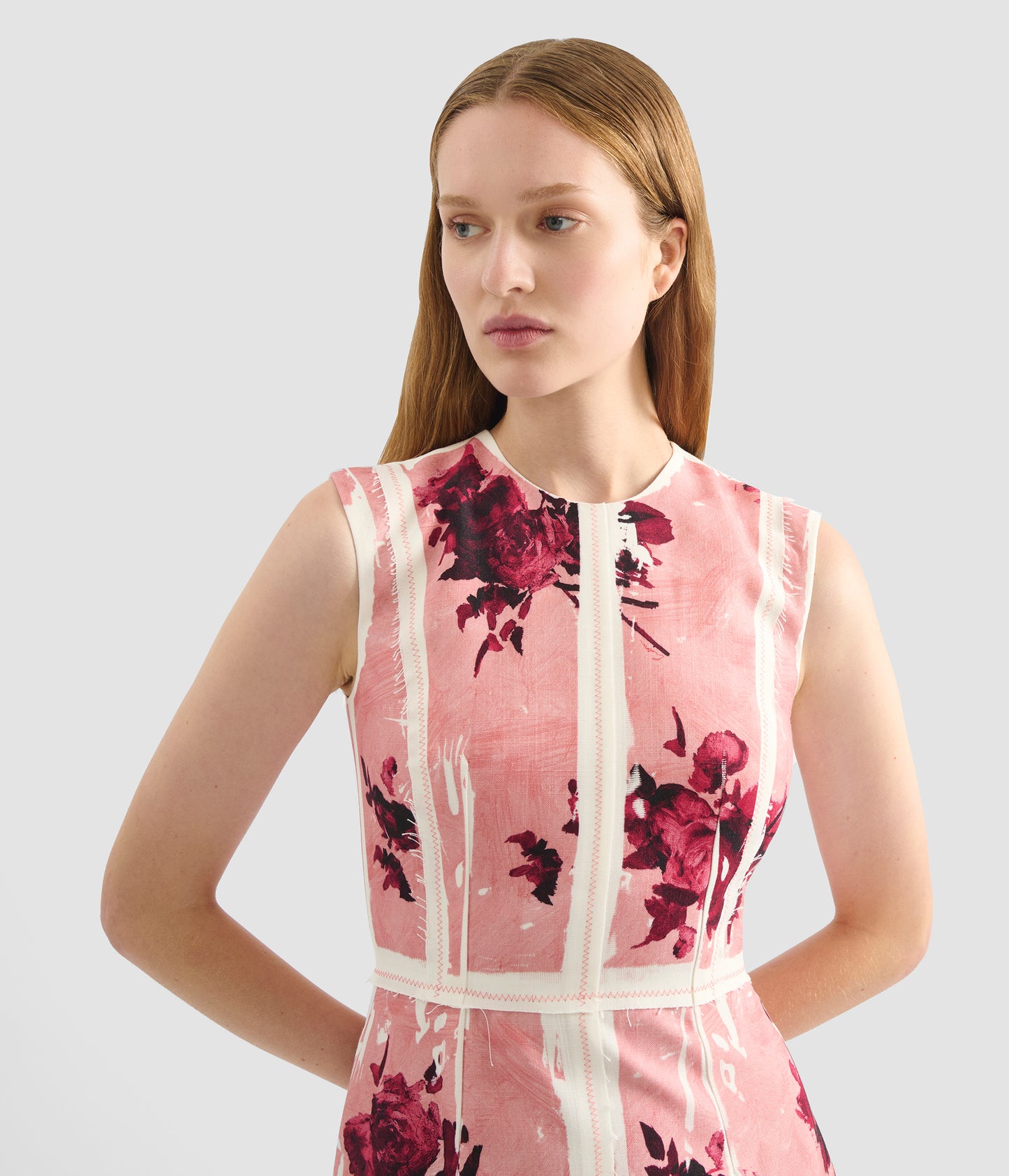 Sleeveless Pencil Midi Dress