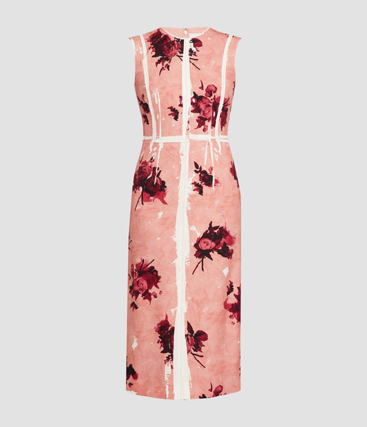 Sleeveless Pencil Midi Dress