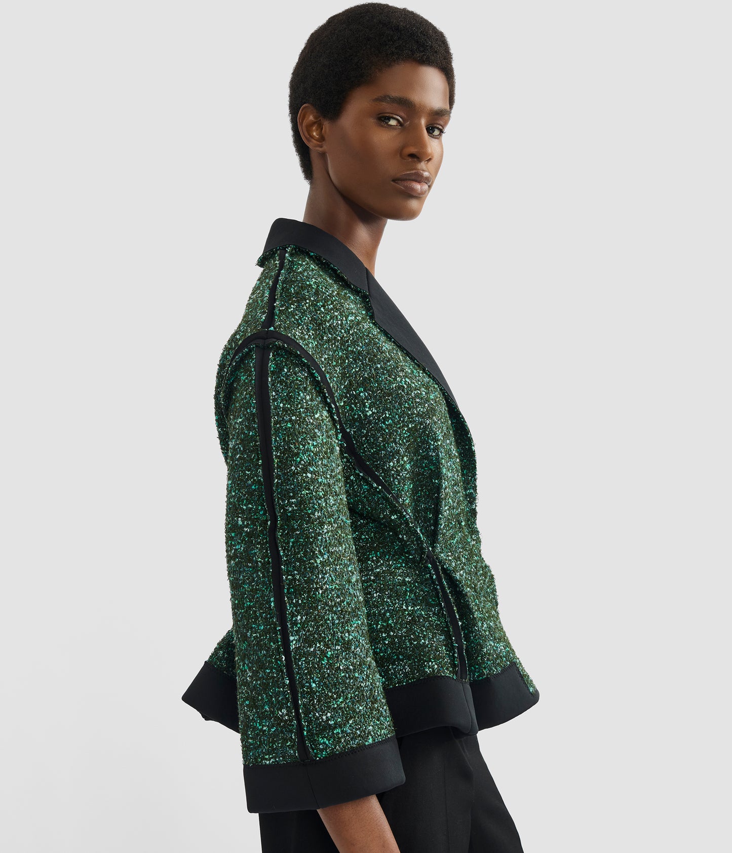 Fitted Single Breasted Jacket