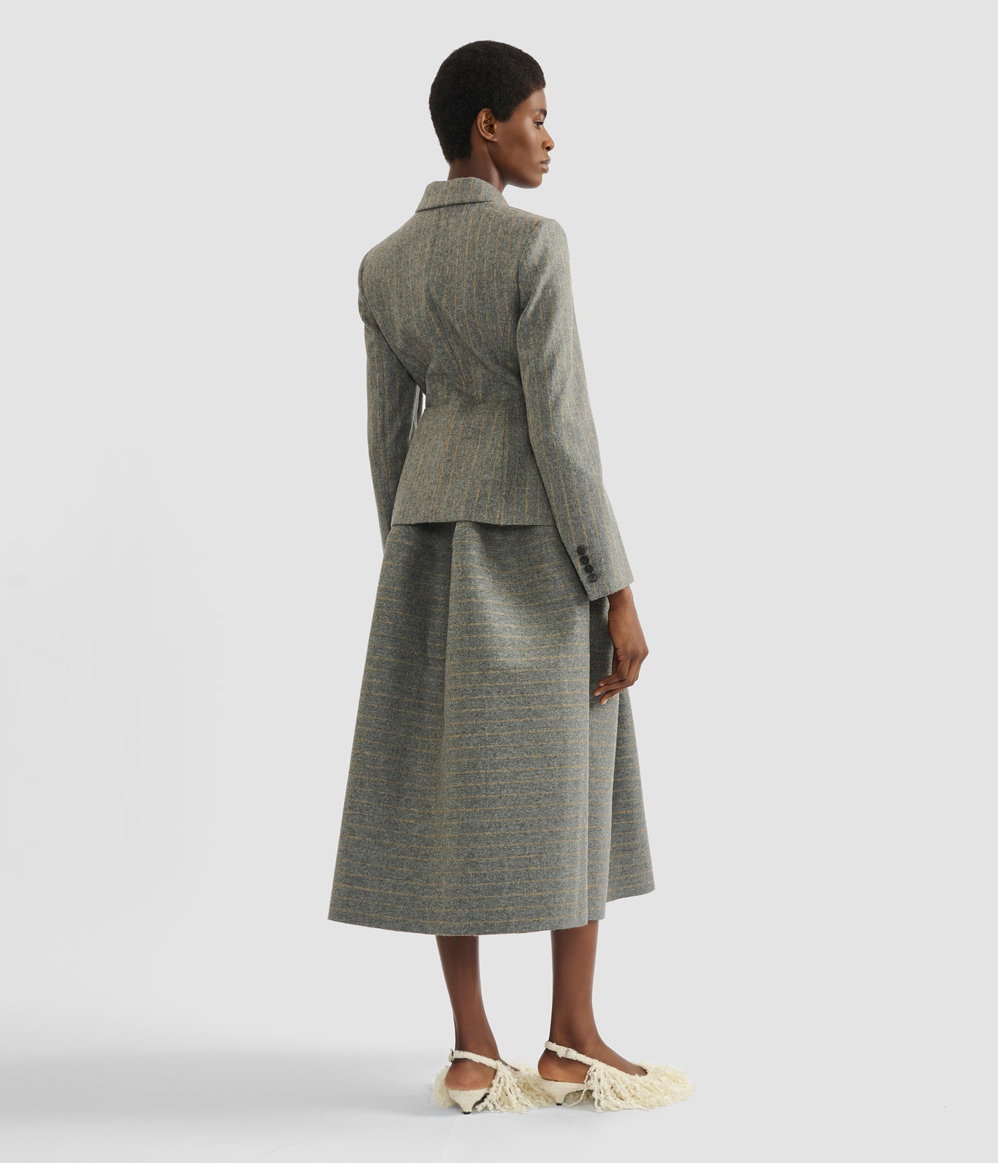 Full Waisted Midi Skirt