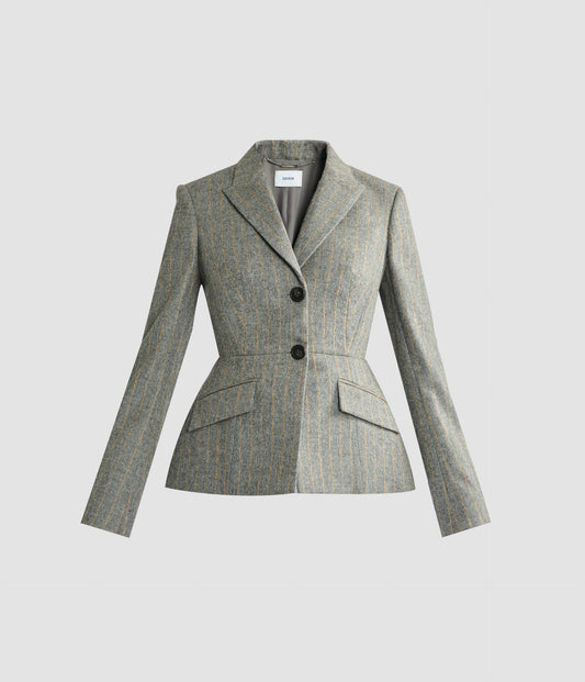 Fitted Single Breasted Blazer