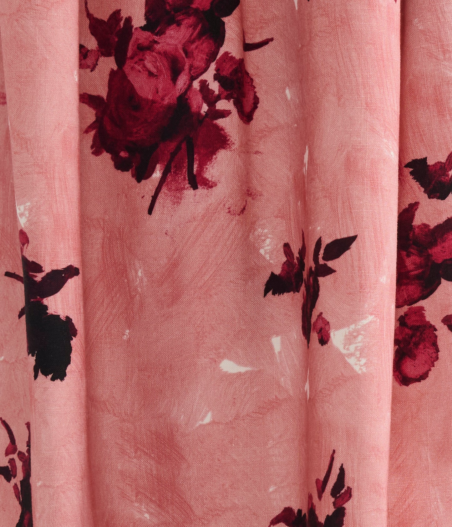 Floral Print Full Midi Skirt