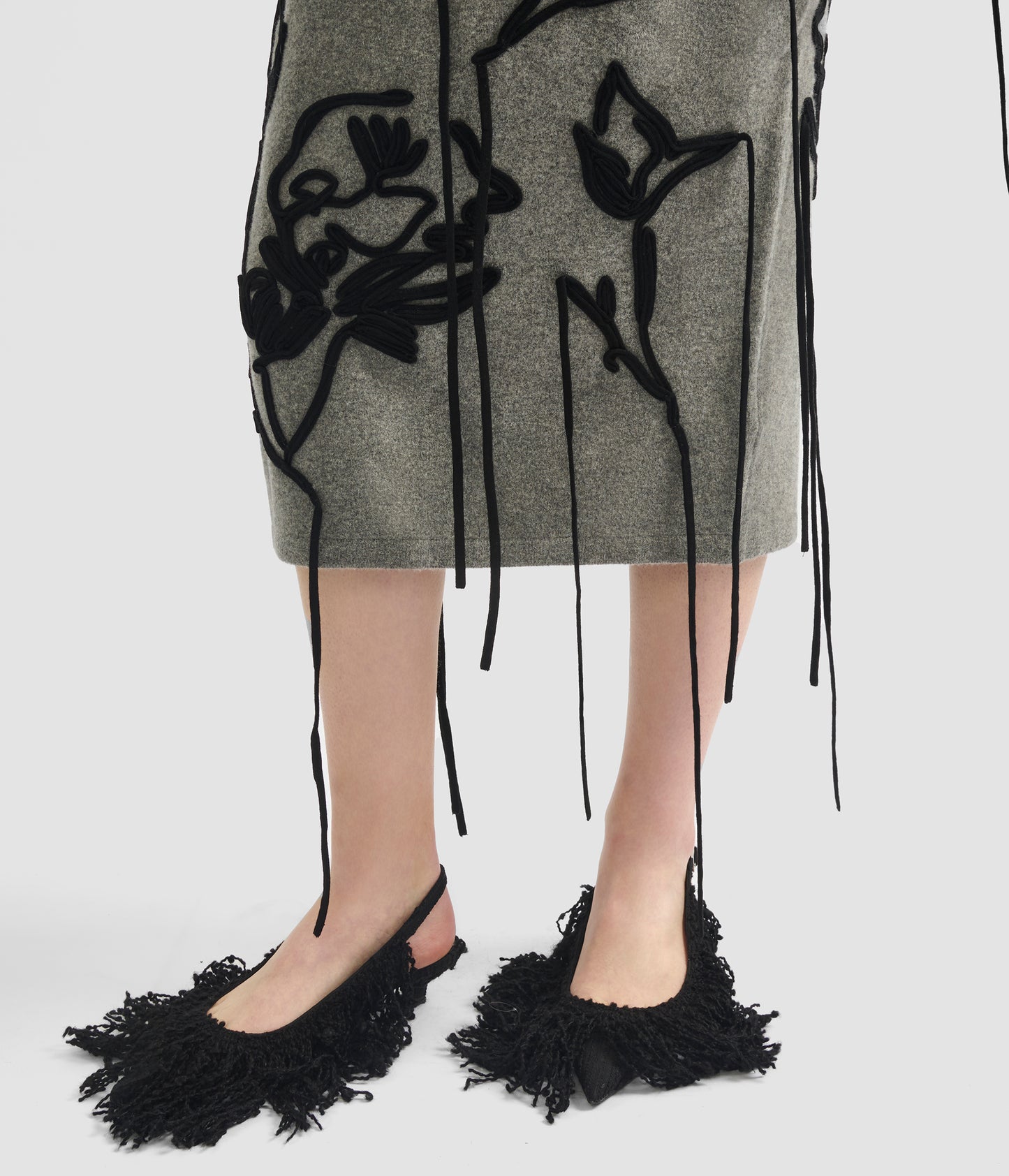 Pencil Midi Skirt