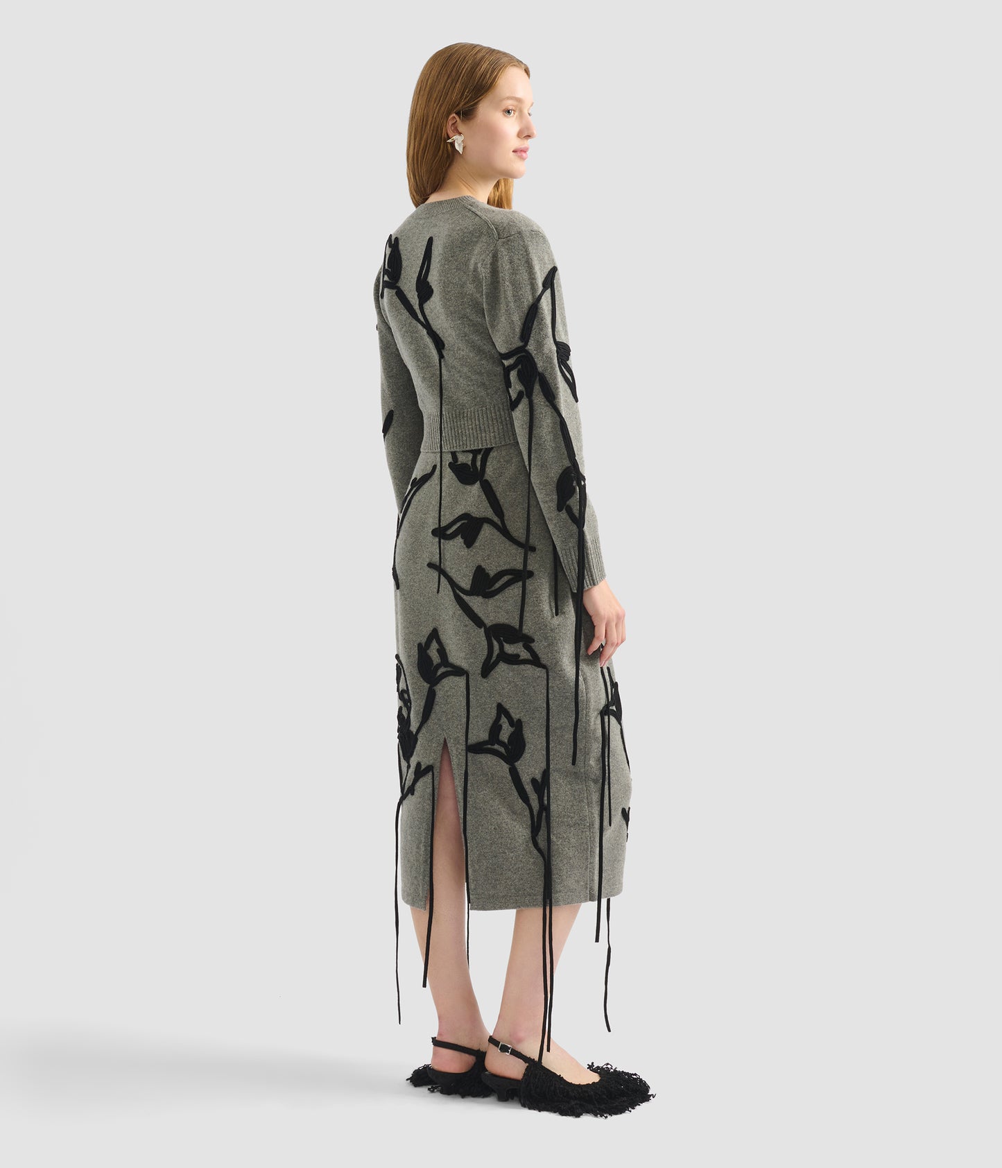Pencil Midi Skirt