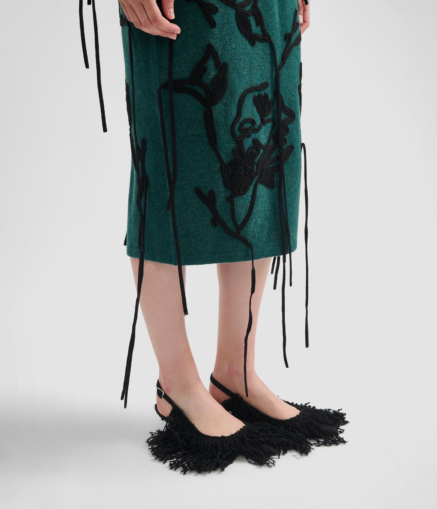 Pencil Midi Skirt