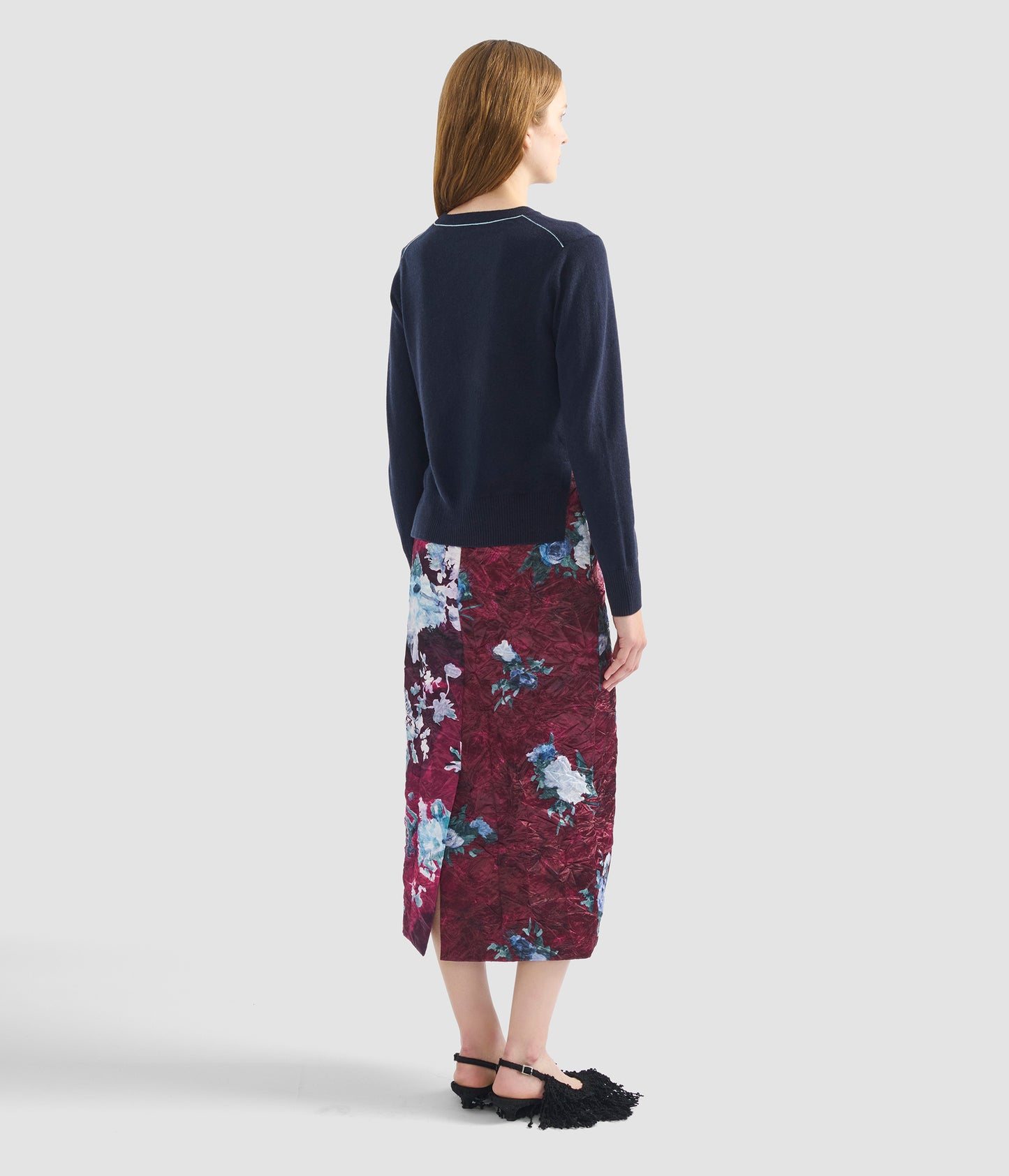 Pencil Midi Skirt
