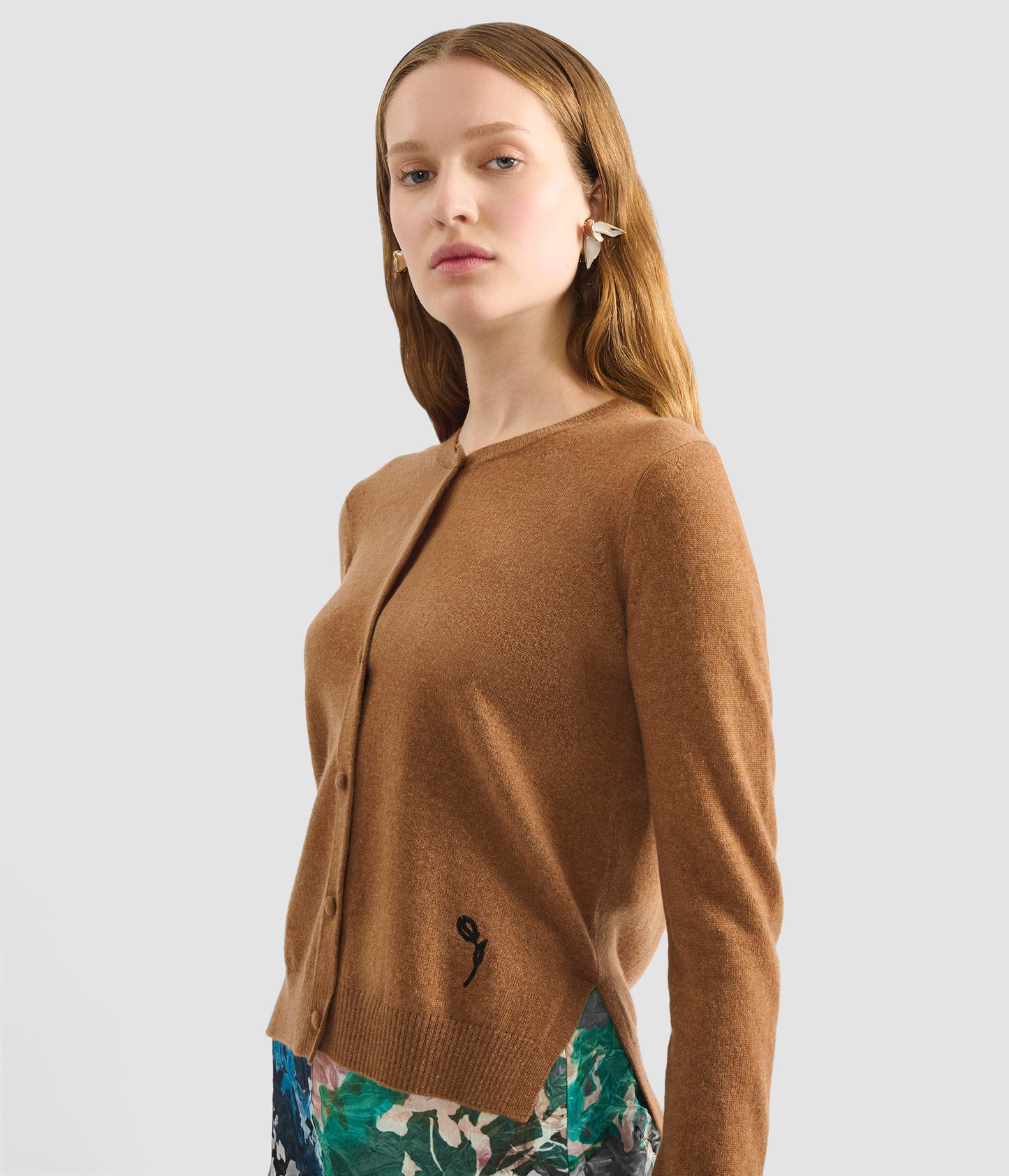Crew Neck Cardigan