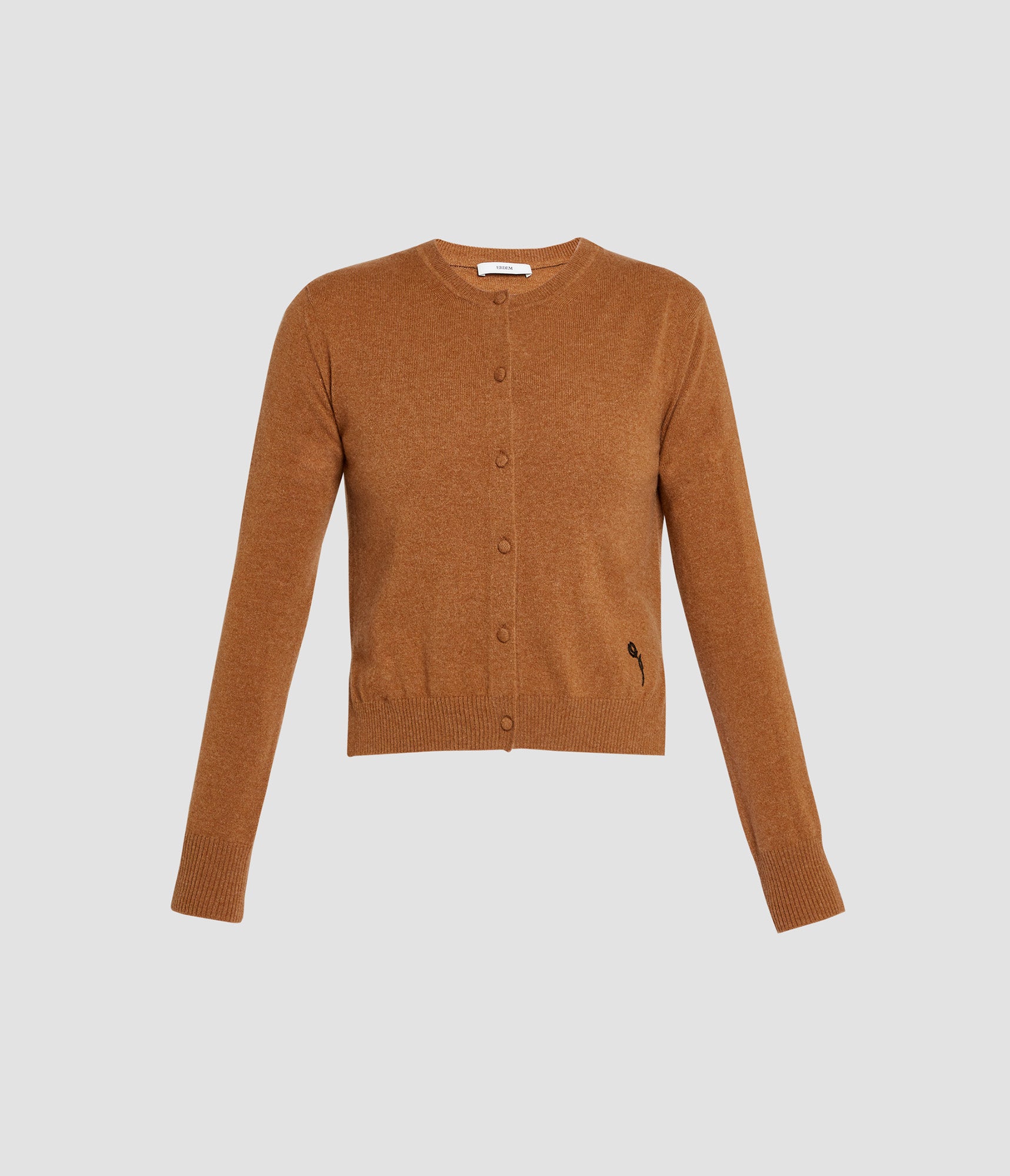 Cashmere Crew Neck Cardigan