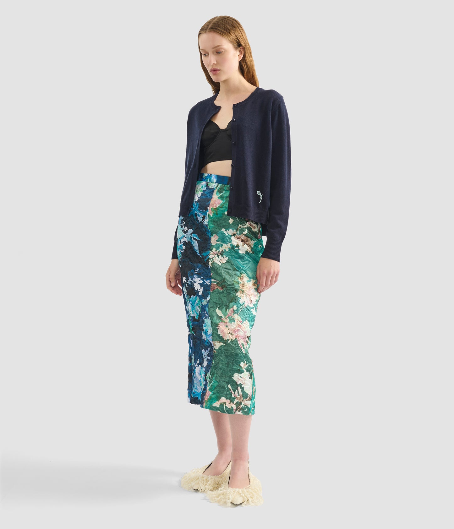 Pencil Midi Skirt