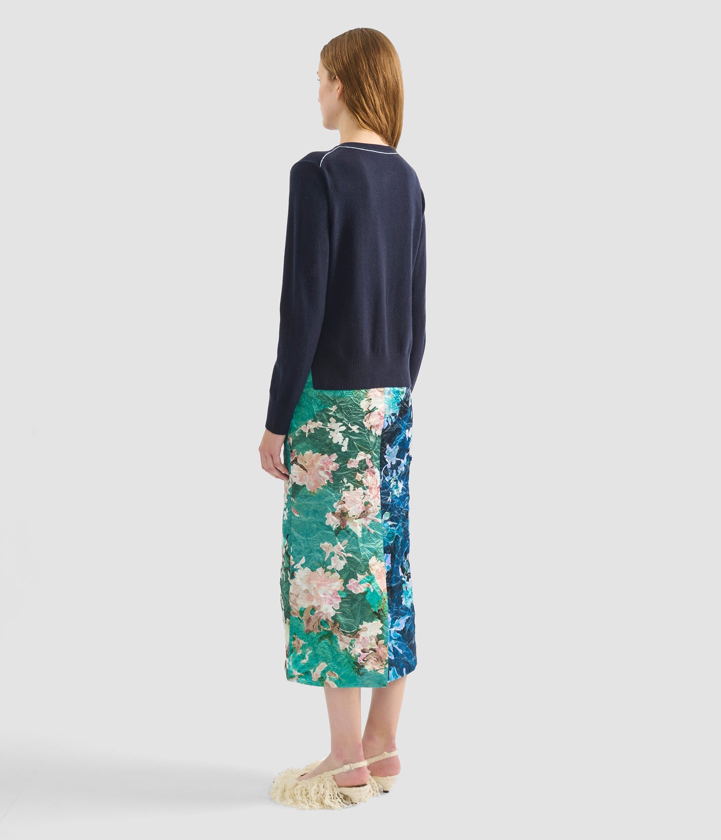 Pencil Midi Skirt