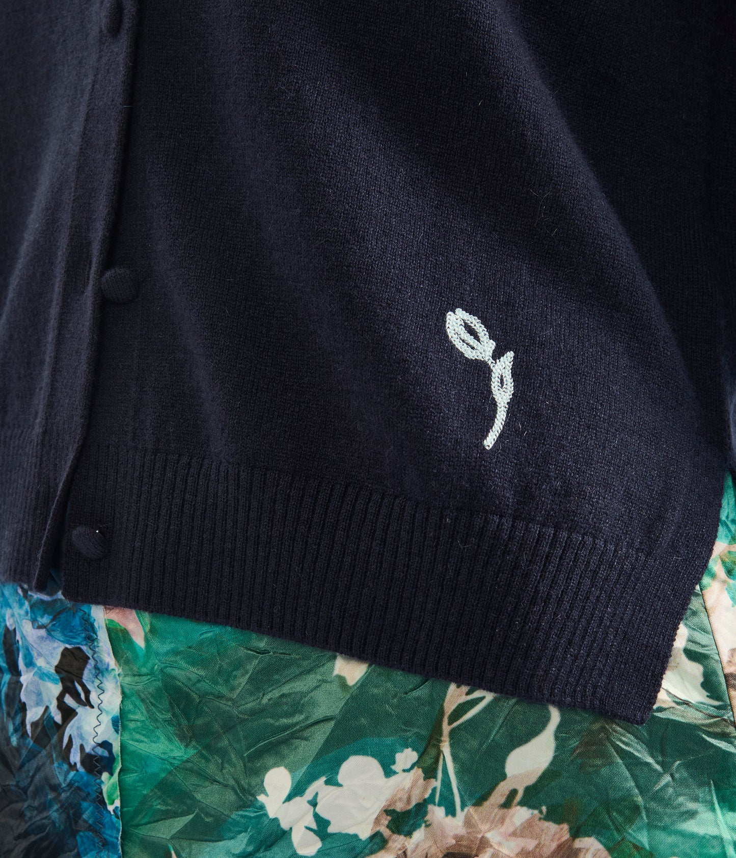 Crew Neck Cardigan