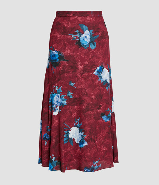 A-Line Midi Skirt