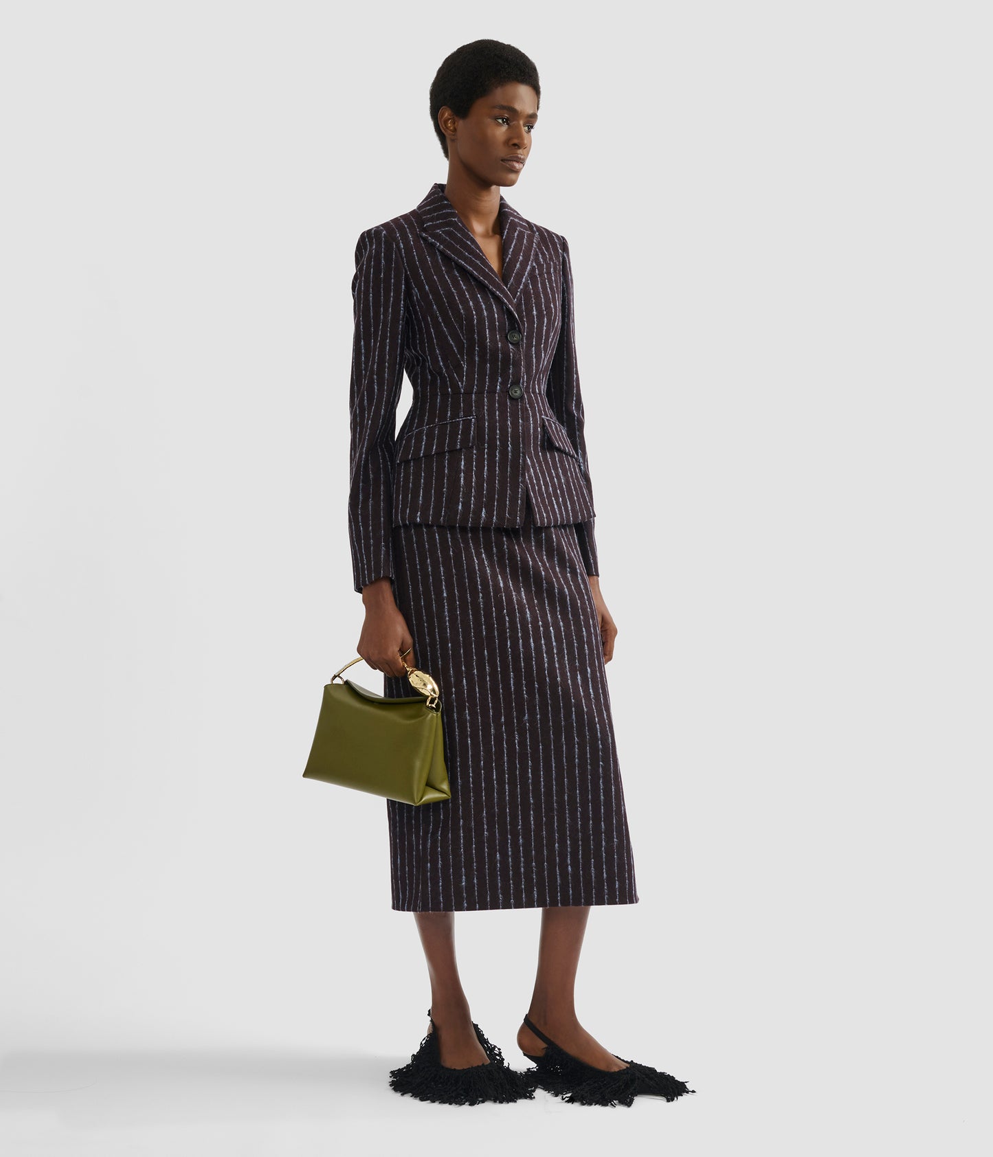 Pencil Midi Skirt
