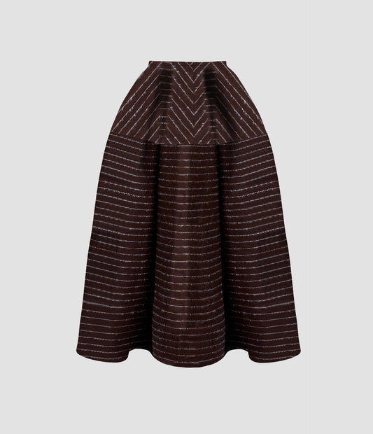 Full Waisted Midi Skirt