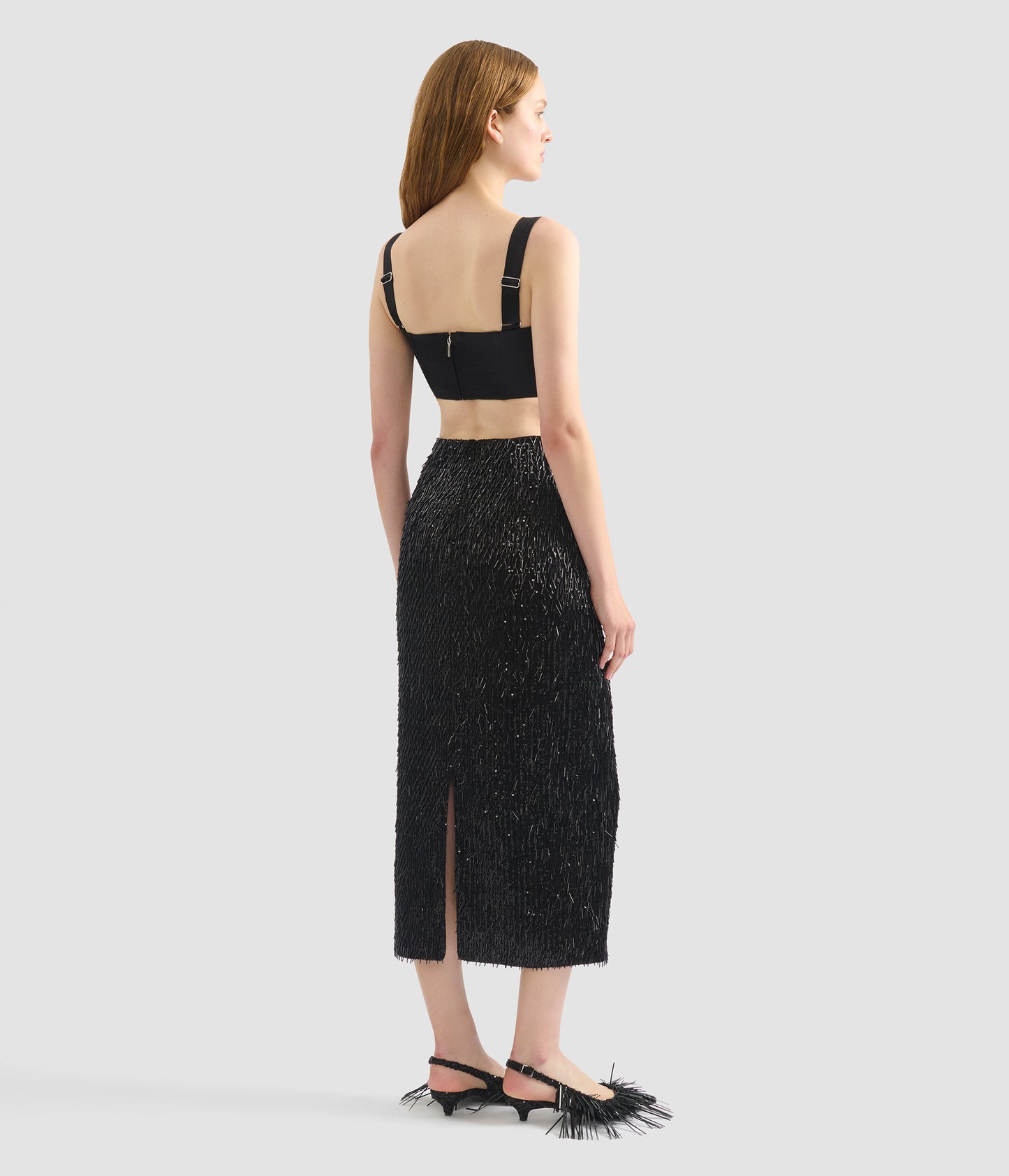 Pencil Midi Skirt