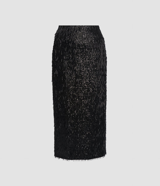 Pencil Midi Skirt