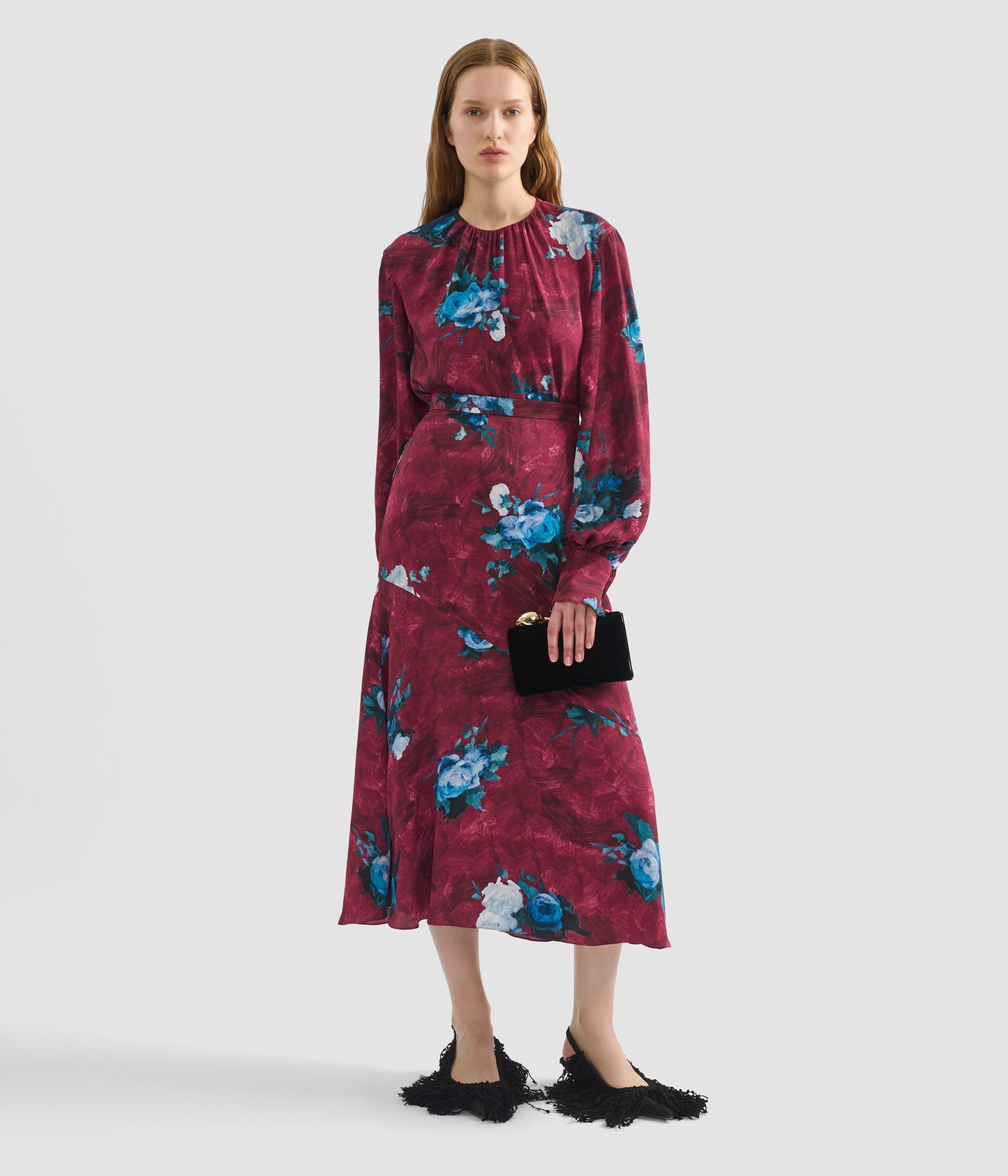 A-Line Midi Skirt