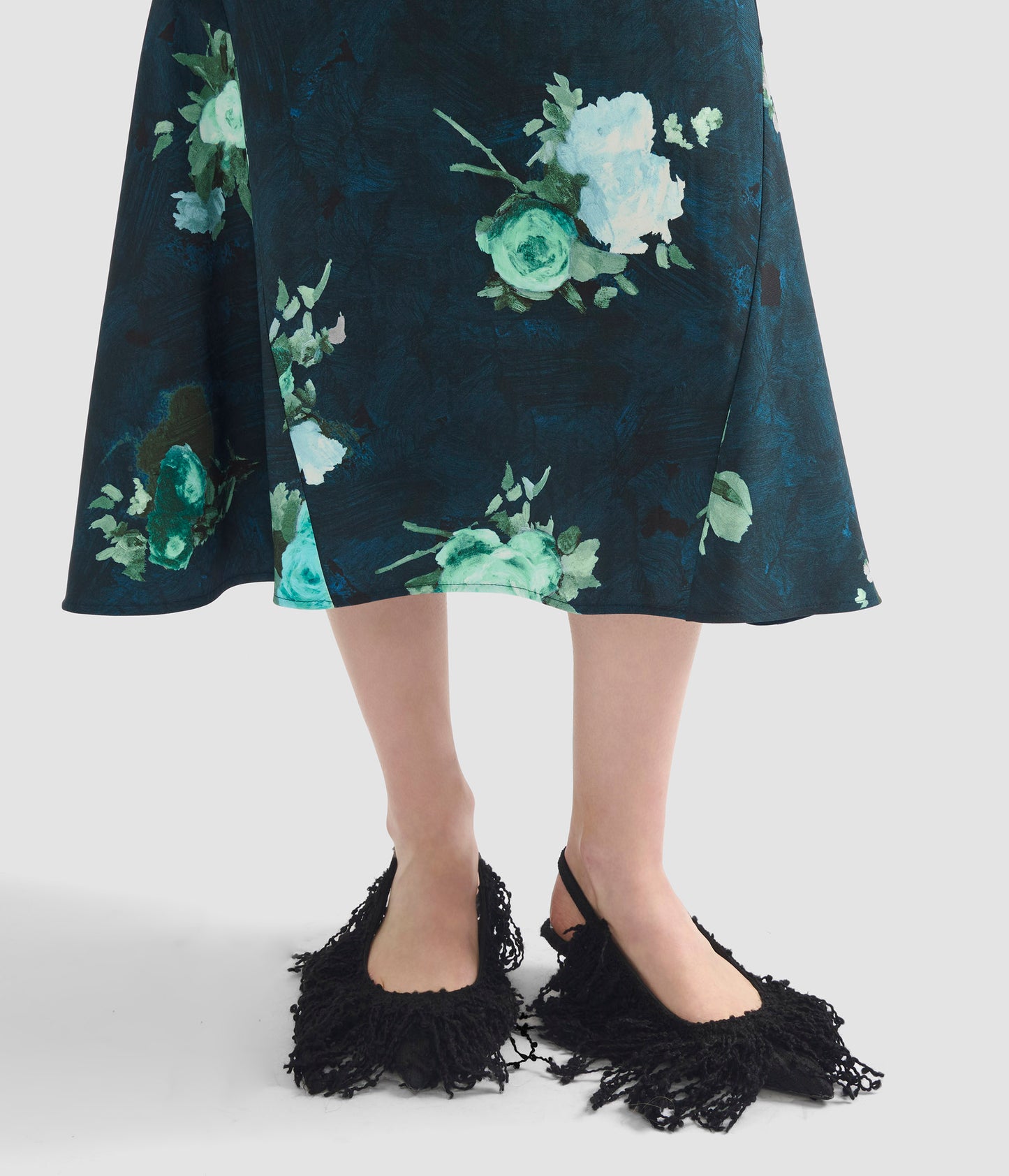 Fluted Midi Skirt