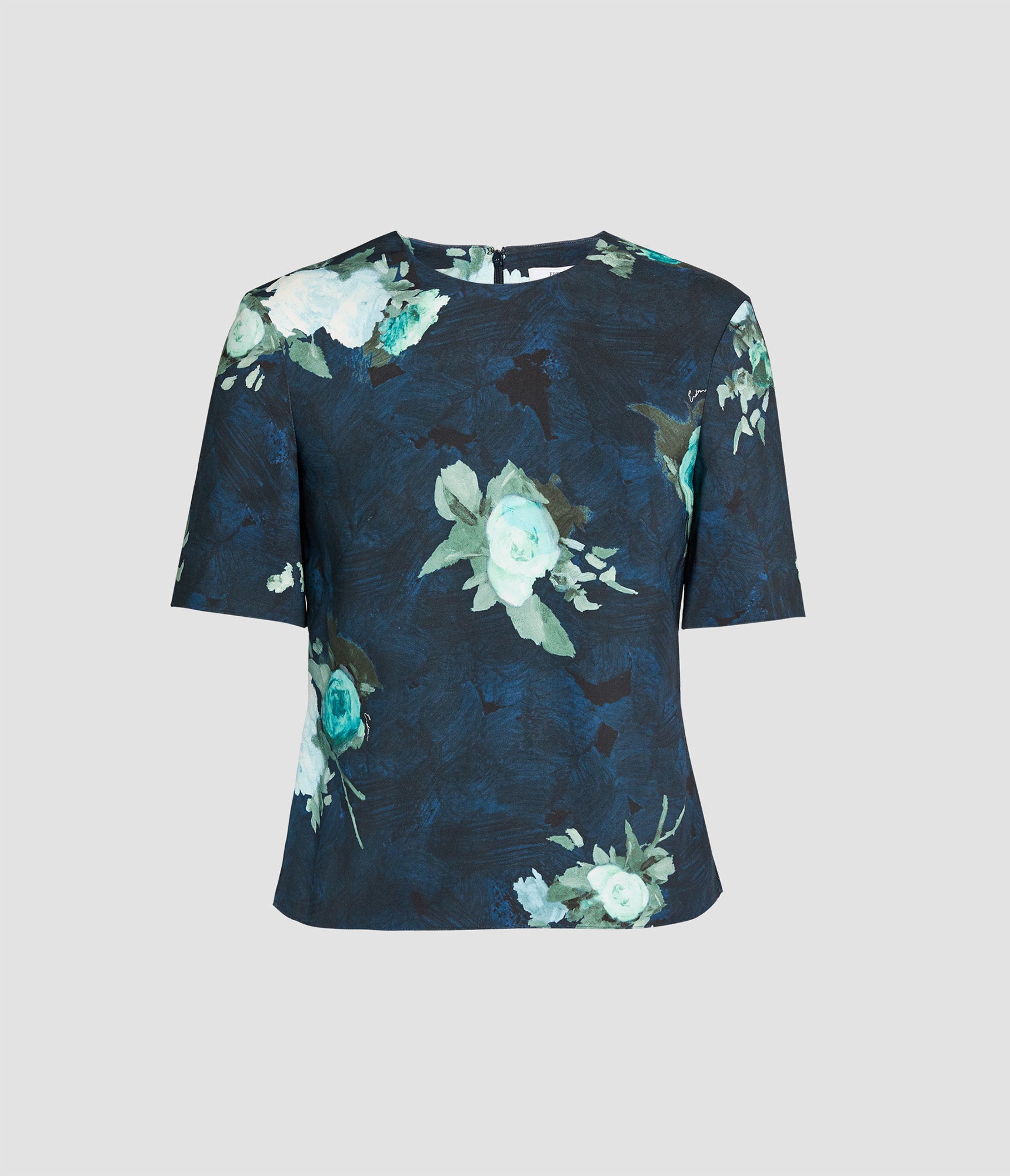 Floral Print Short Sleeve Top
