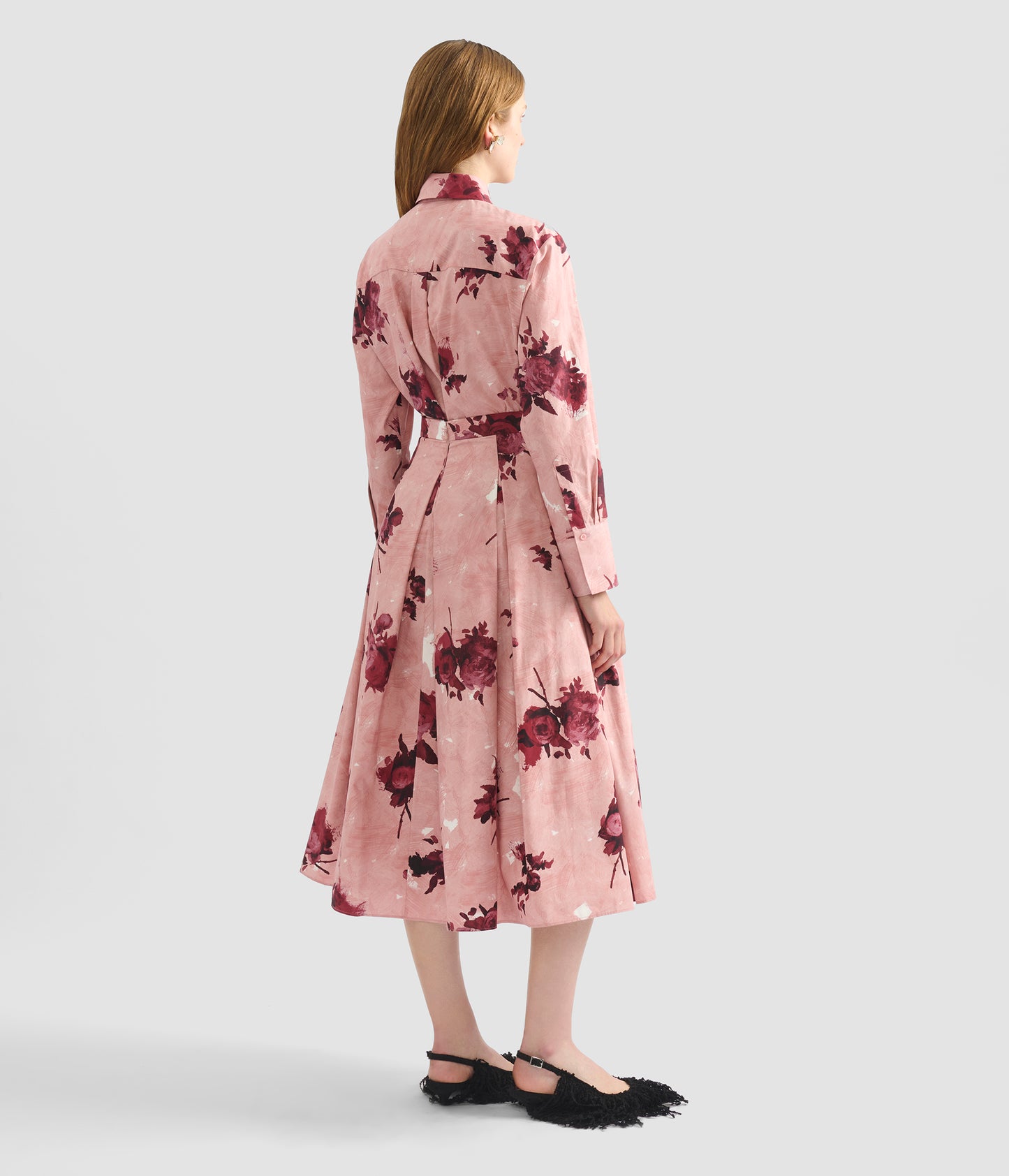 Pleated Midi Skirt