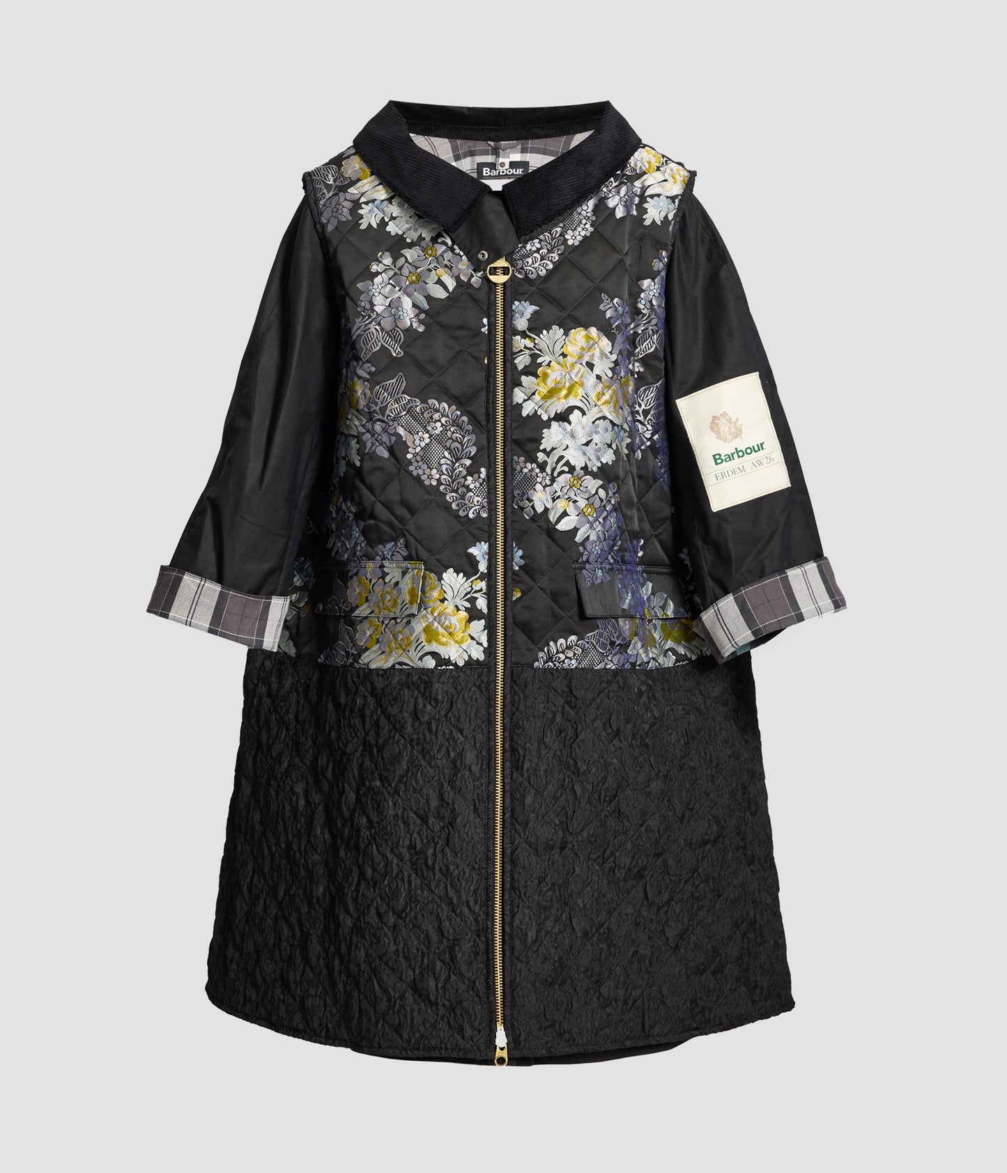 Embroidered Jacquard Gilet Coat