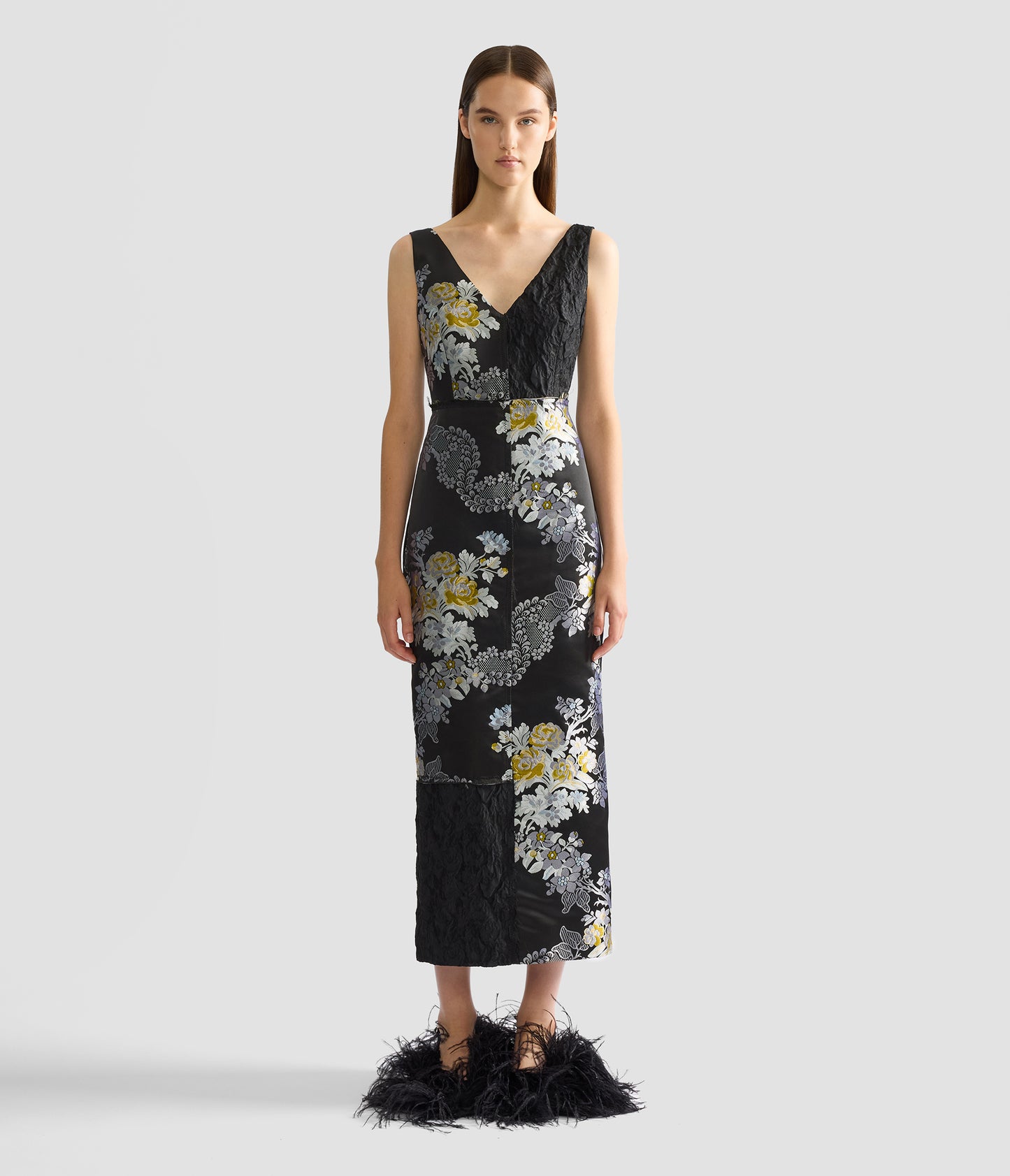 Jacquard Midi Dress
