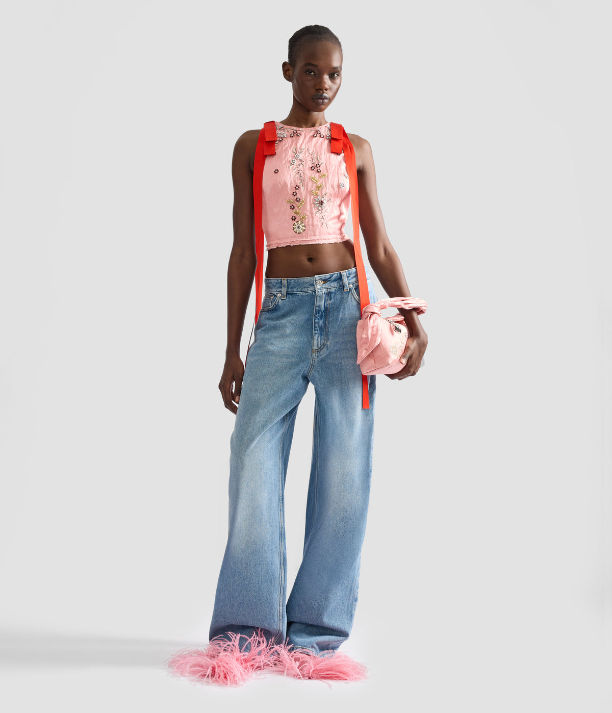 Denim Straight Jeans