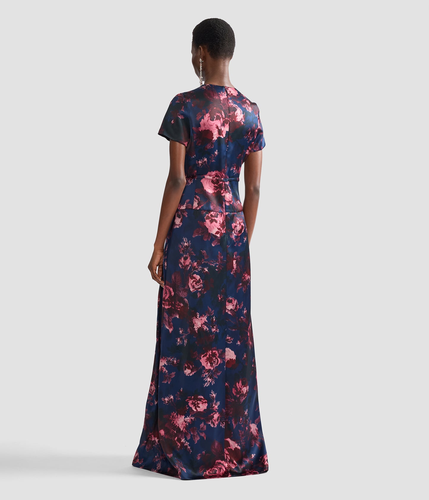 Floral Duchess Short Sleeve Gown