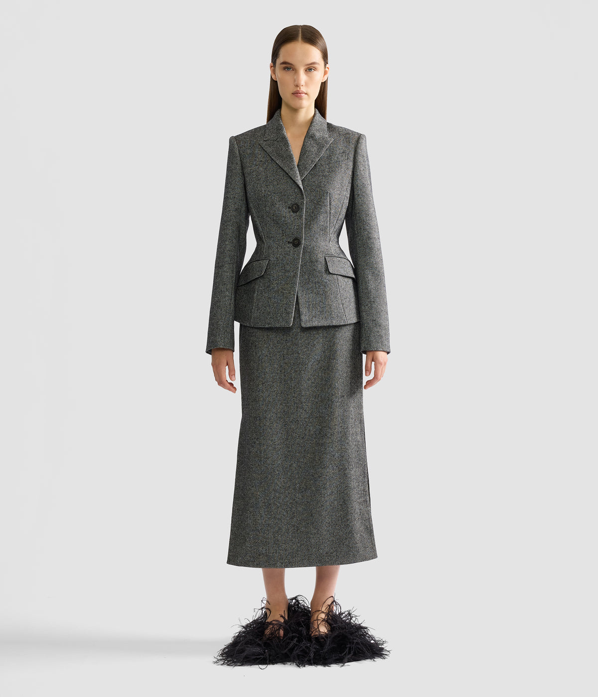 Single Breasted Fitted Blazer