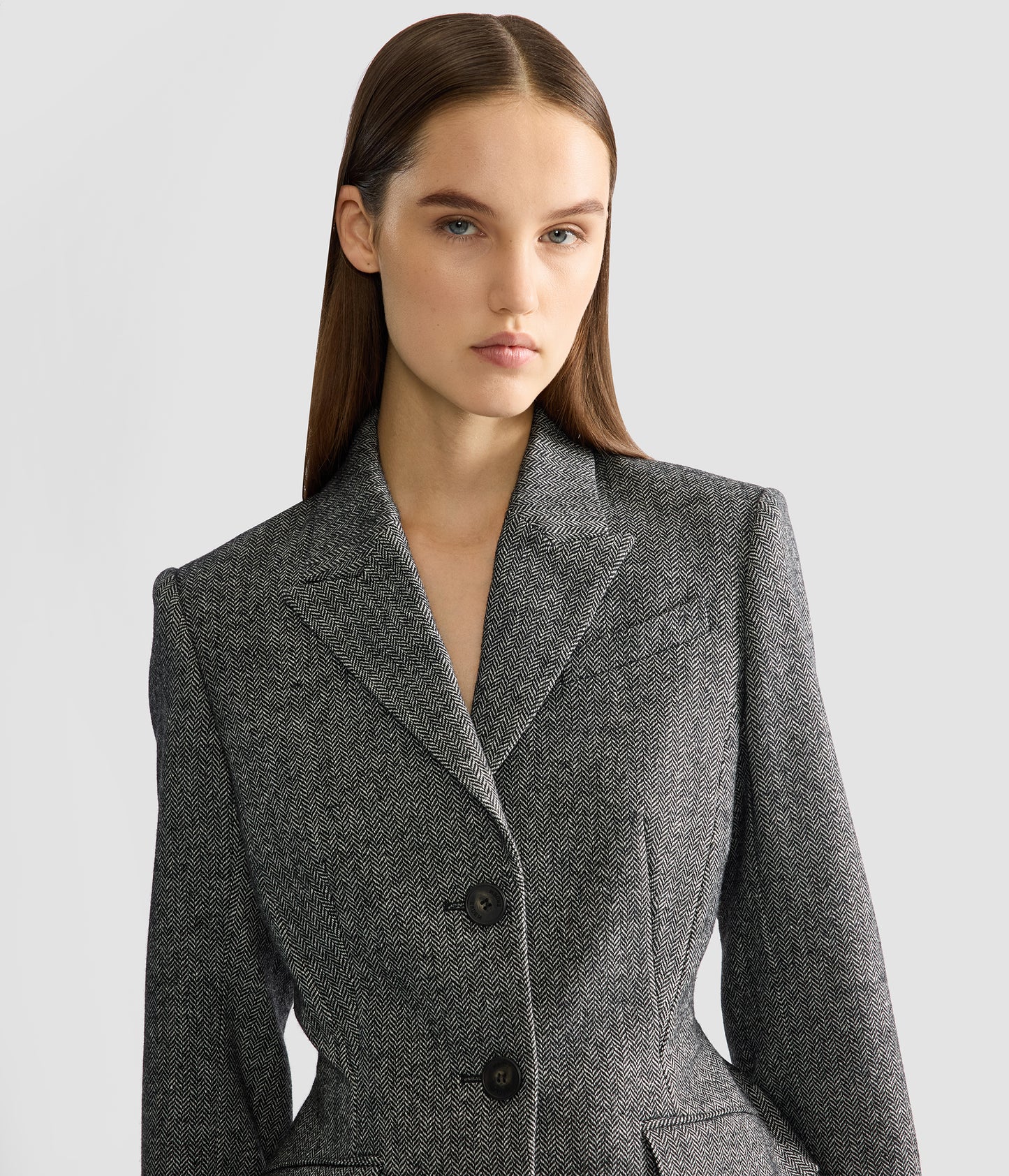 Single Breasted Fitted Blazer