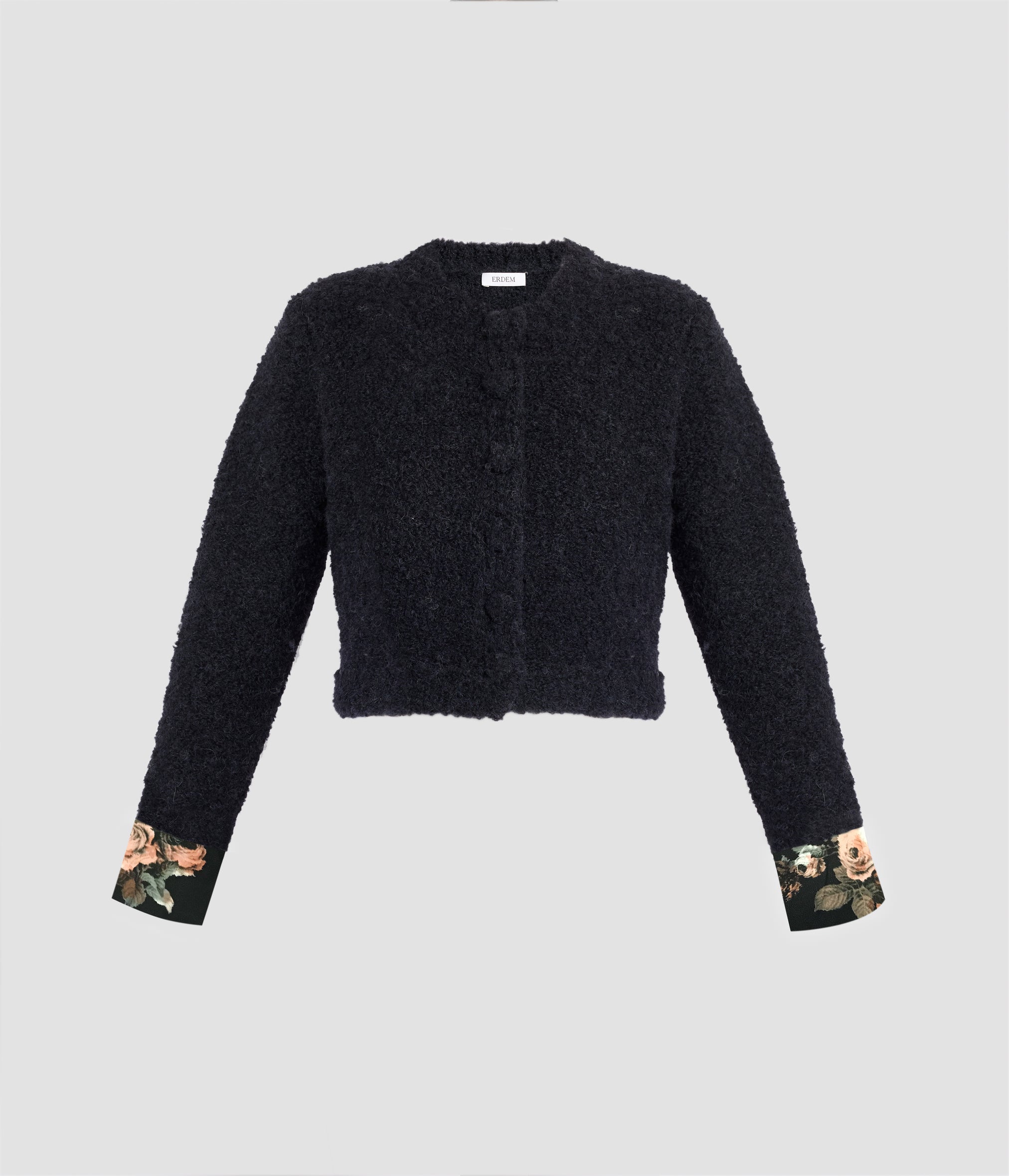 Boucle Alpaca Cardigan