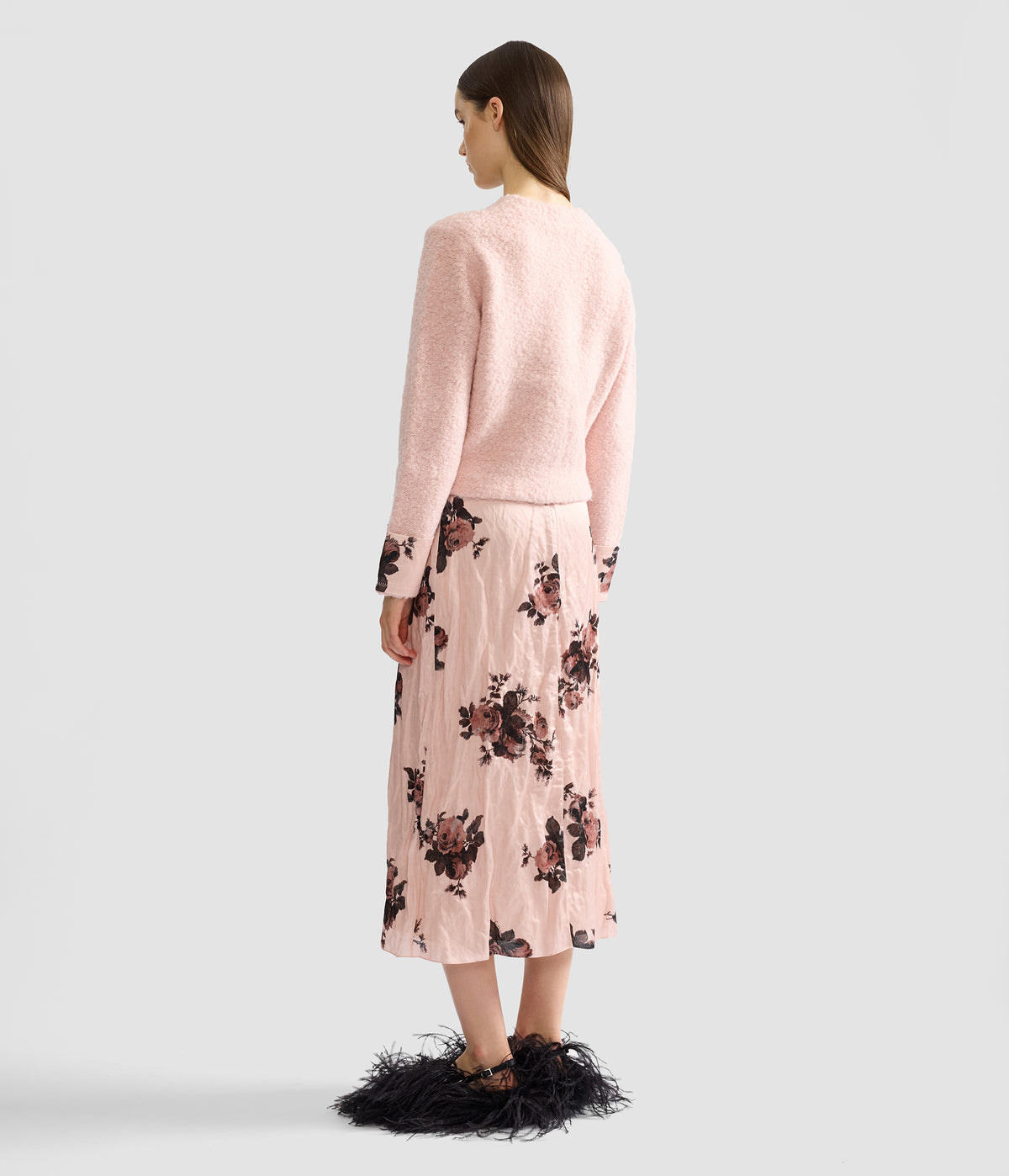 Boucle Alpaca Cardigan