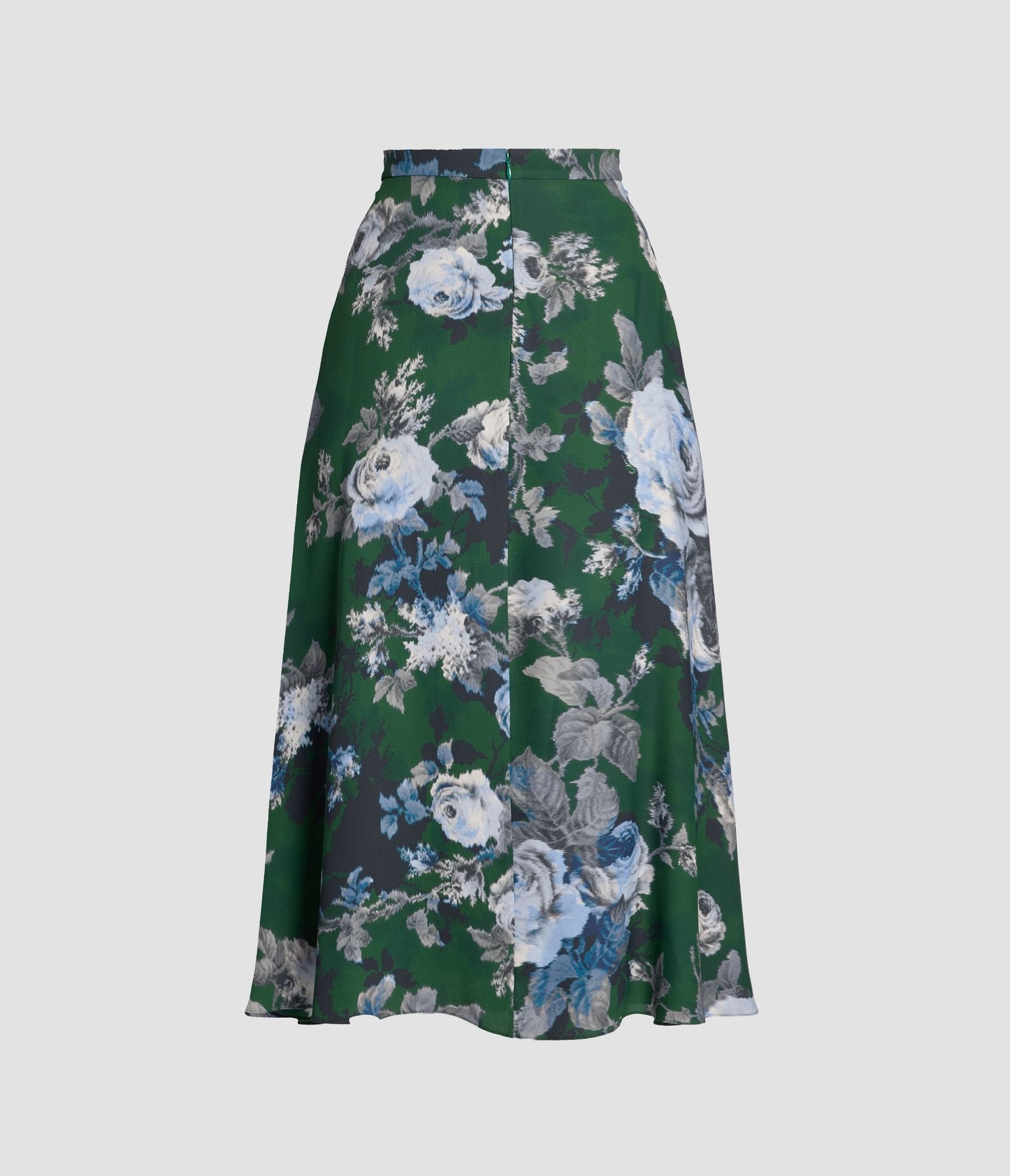 Floral Crepe Draped Skirt