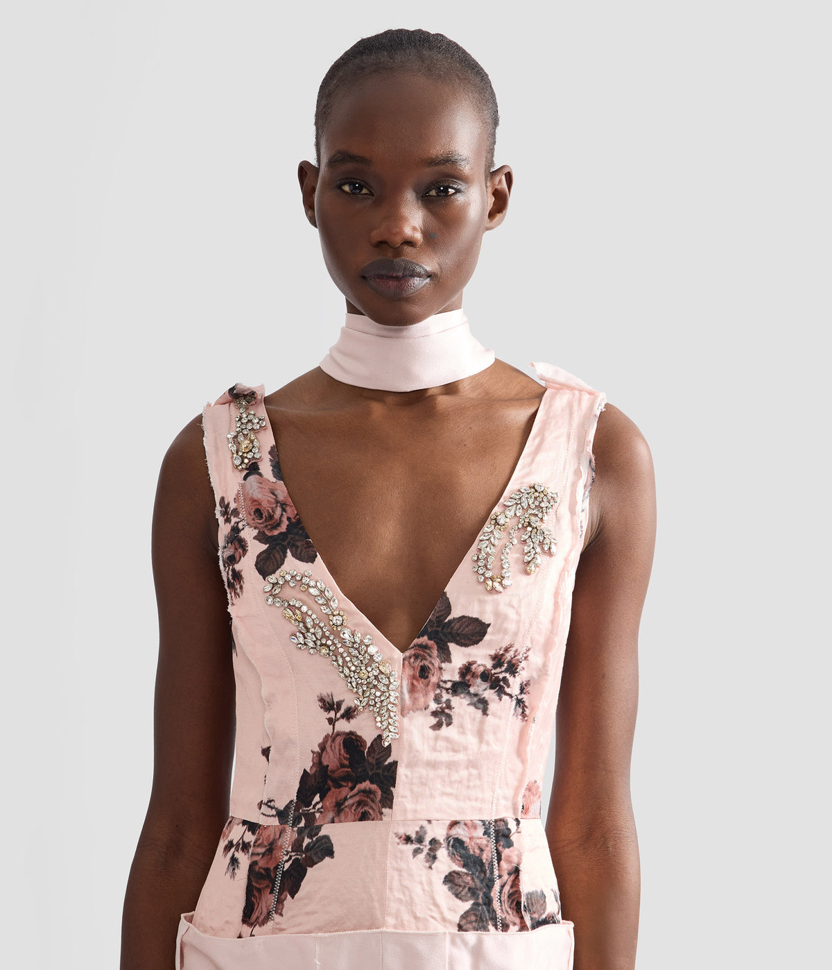 Satin Cady Neck Scarf