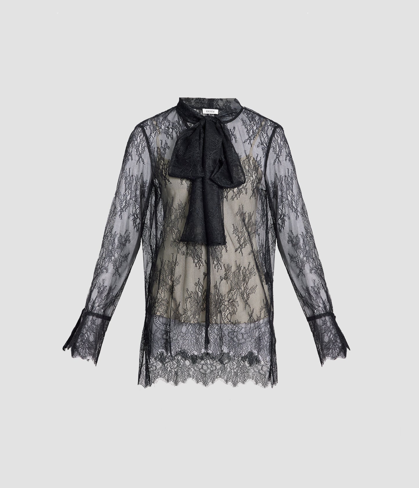 Floral Lace Long Sleeve Shirt