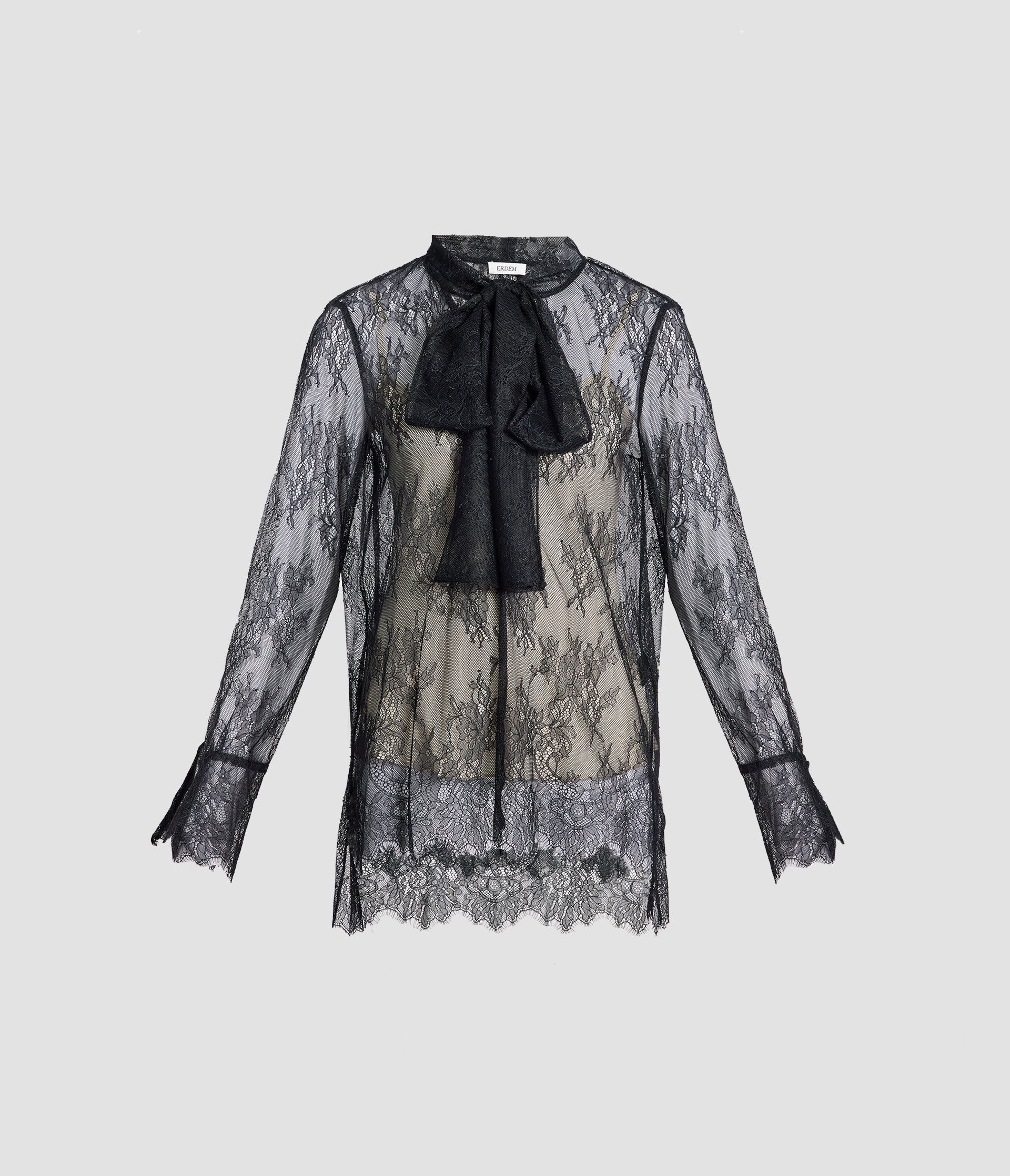 Floral Lace Long Sleeve Shirt