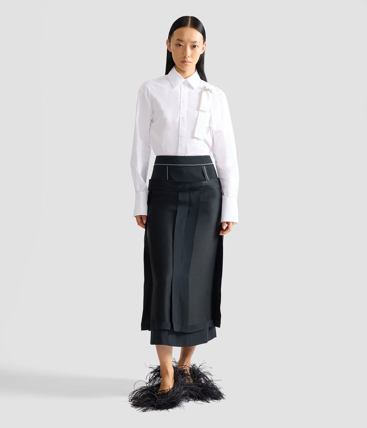Cotton Poplin Long Sleeve Shirt